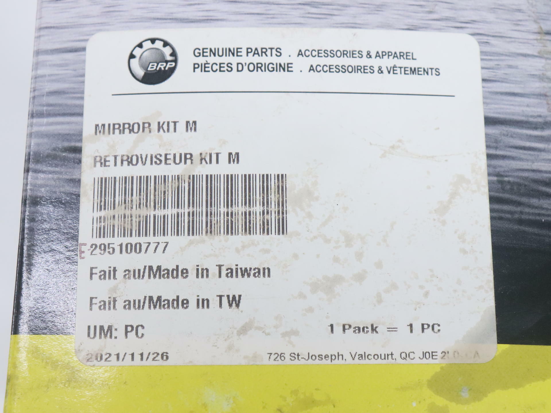 OPEN BOX - OEM Sea-Doo Rearview Mirror - Switch Pontoon - 295100777