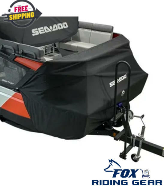 OPEN BOX - OEM Sea-Doo FRONT Trailering Cover BLACK - Switch Pontoon - 295100782