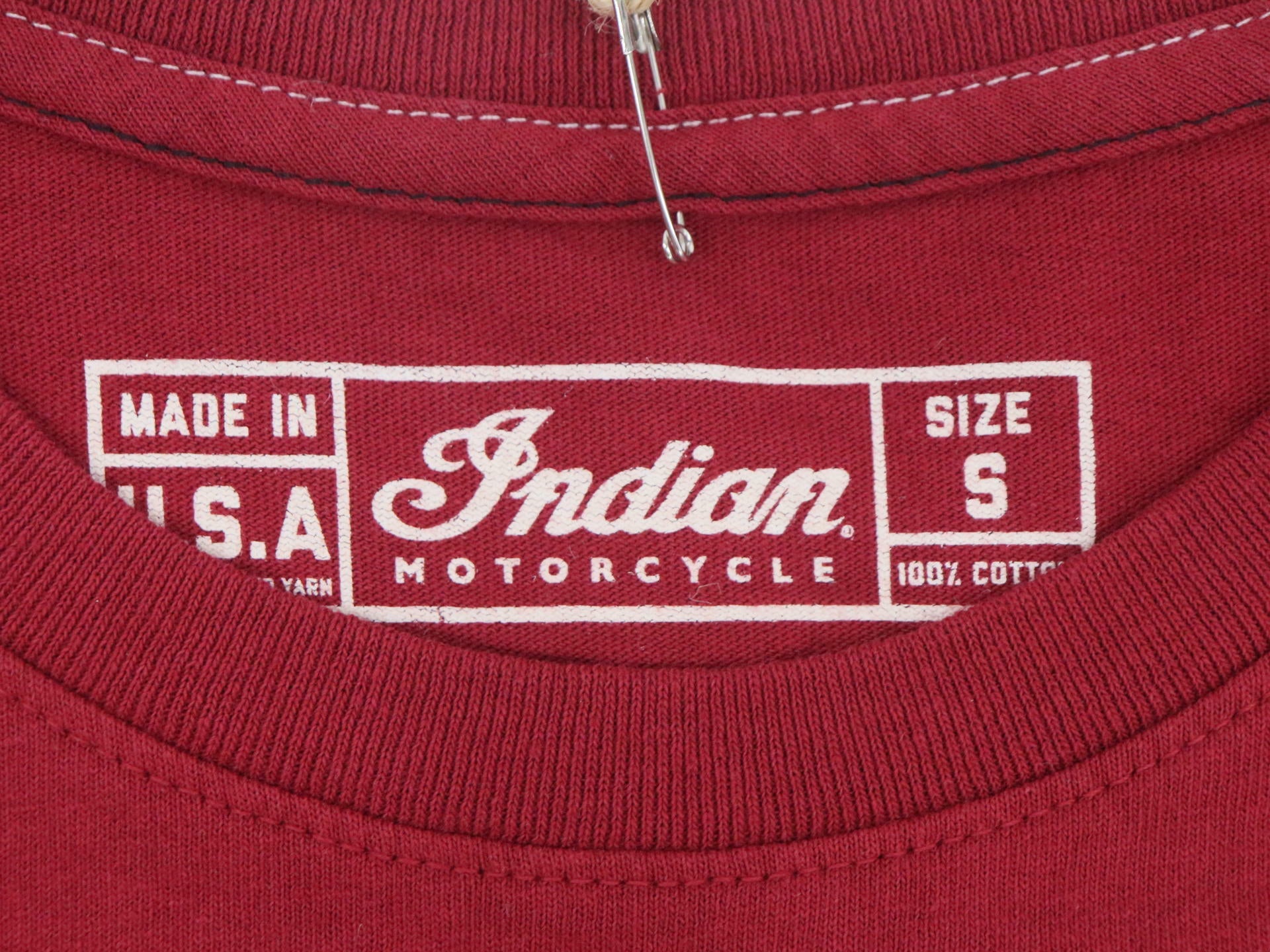 OPEN BOX - Indian T-Shirt Miusa Red Motorcycle Tee - MENS SMALL - 286617502
