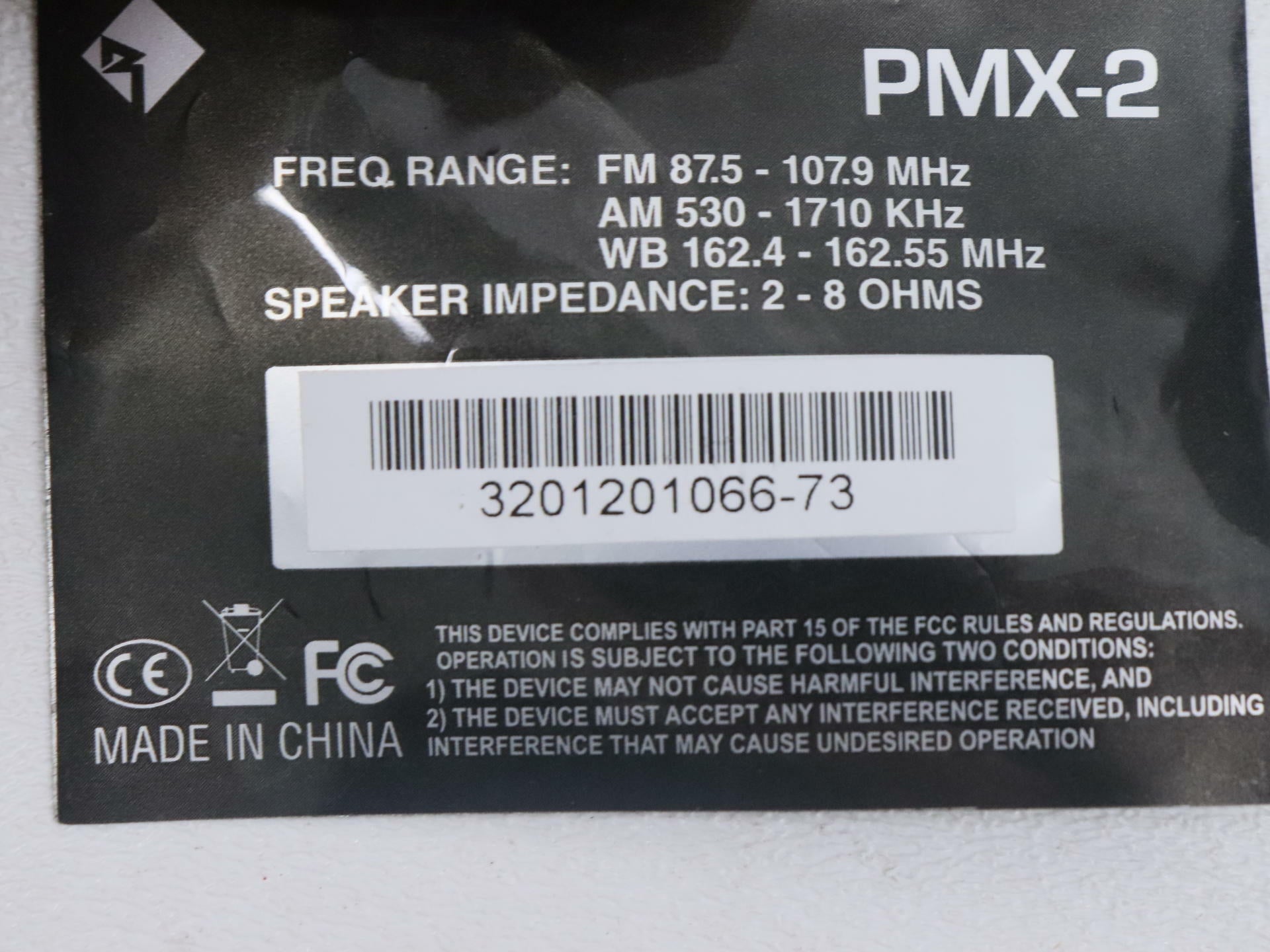 OPEN BOX - Sea-Doo Rockford Fosgate Bluetooth Audio Head Unit - PMX-2  710006619