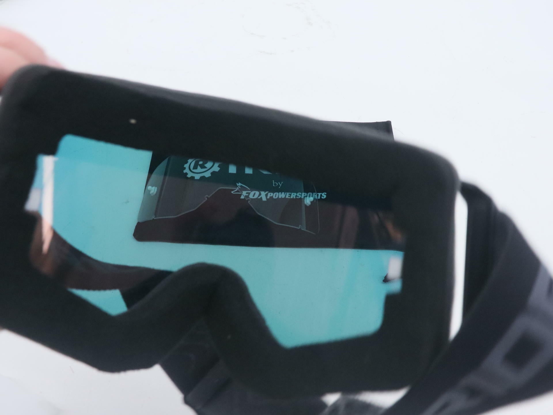 OPEN BOX - Fox Powersports Goggle BLACK Frame & ORANGE Pop Lens Motocross