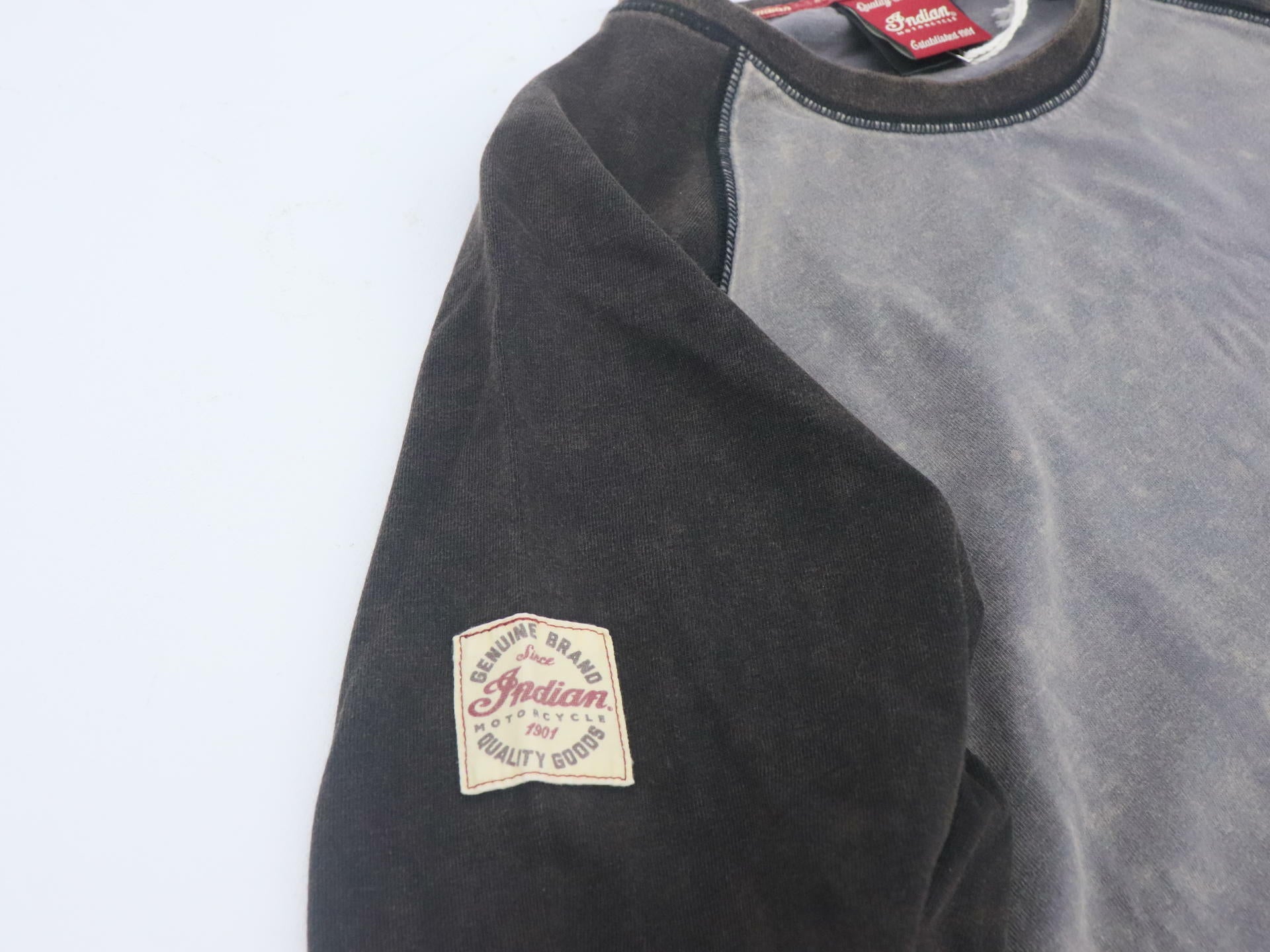 OPEN BOX - Indian Long Sleeve Shirt Bomber LS Tee - MENS SMALL - 286619702