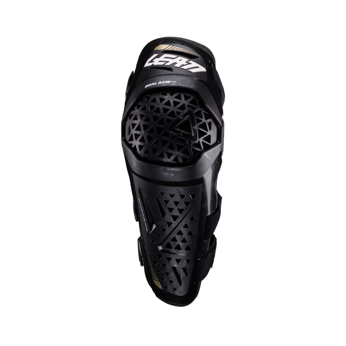 OPEN BOX - Leatt Knee & Shin Guard Protector Dual Axis Pro Black XXL- 5024060792