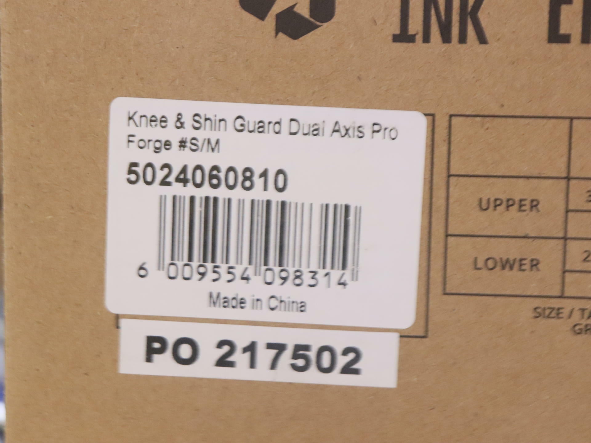 OPEN BOX - Leatt Knee & Shin Guard Protector Dual Axis Pro Forge Gray S/M