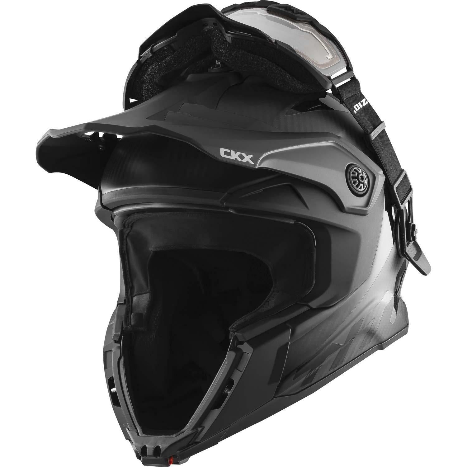 OPEN BOX - CKX Titan Original Carbon Electric Combo Helmet – Adult 3XL - 512607