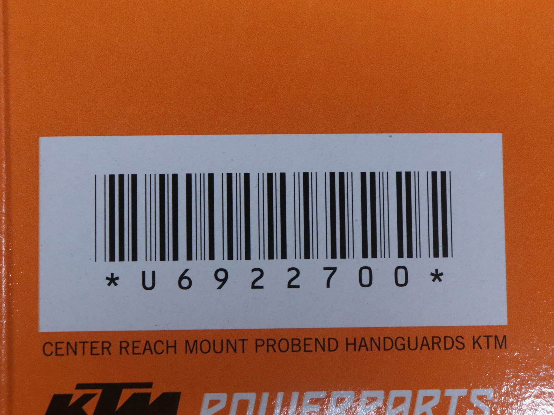OPEN BOX - Genuine KTM Center Reach Mount Probend Ultra Handguard Kit - U6922700