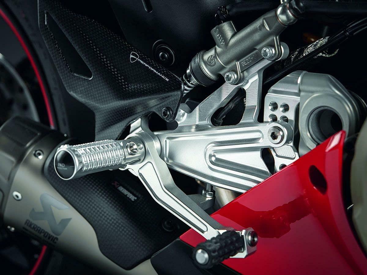 OPEN BOX - Ducati Streetfighter Carbon Fiber Heel Guards Set Foot Peg Rearset