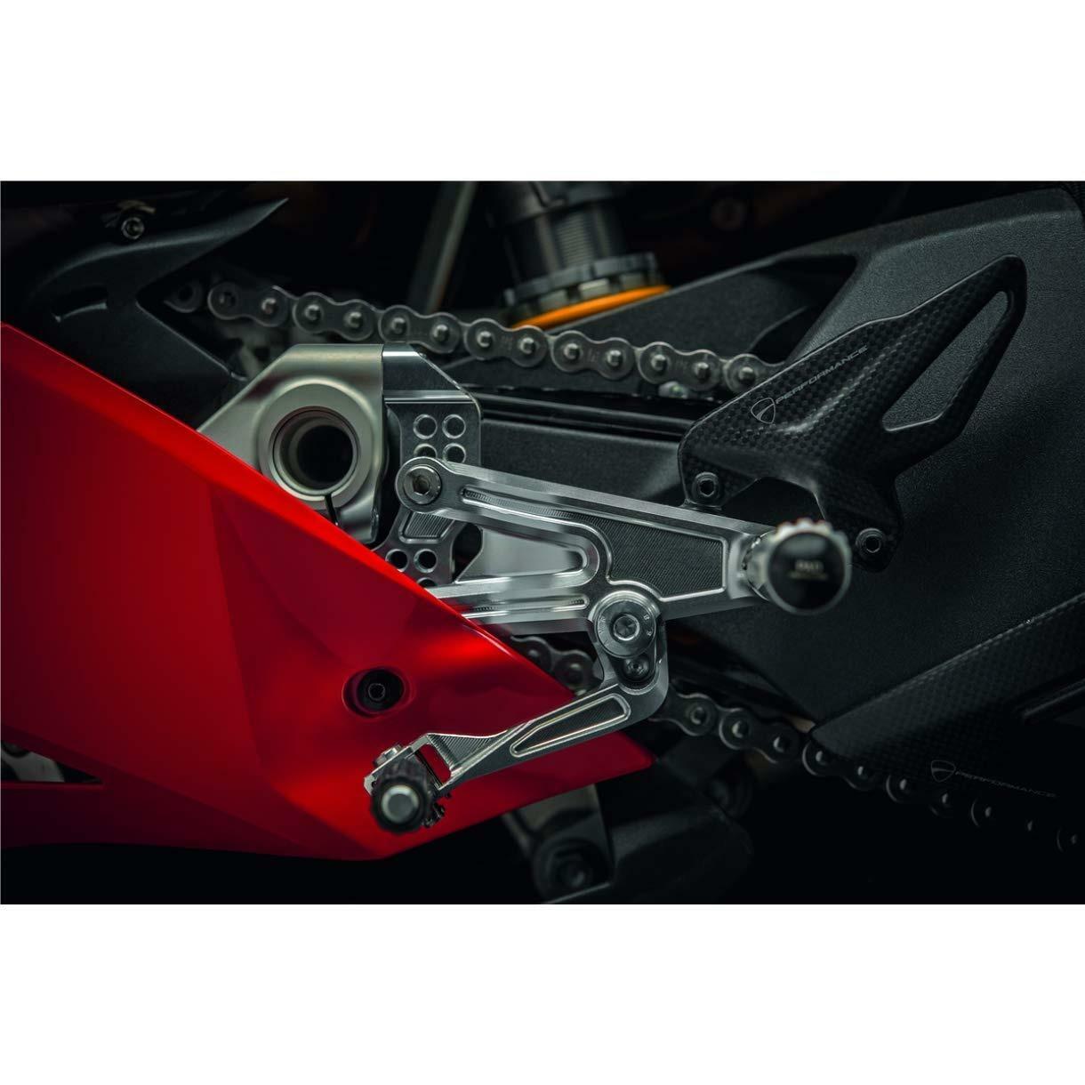 OPEN BOX - Ducati Streetfighter Carbon Fiber Heel Guards Set Foot Peg Rearset