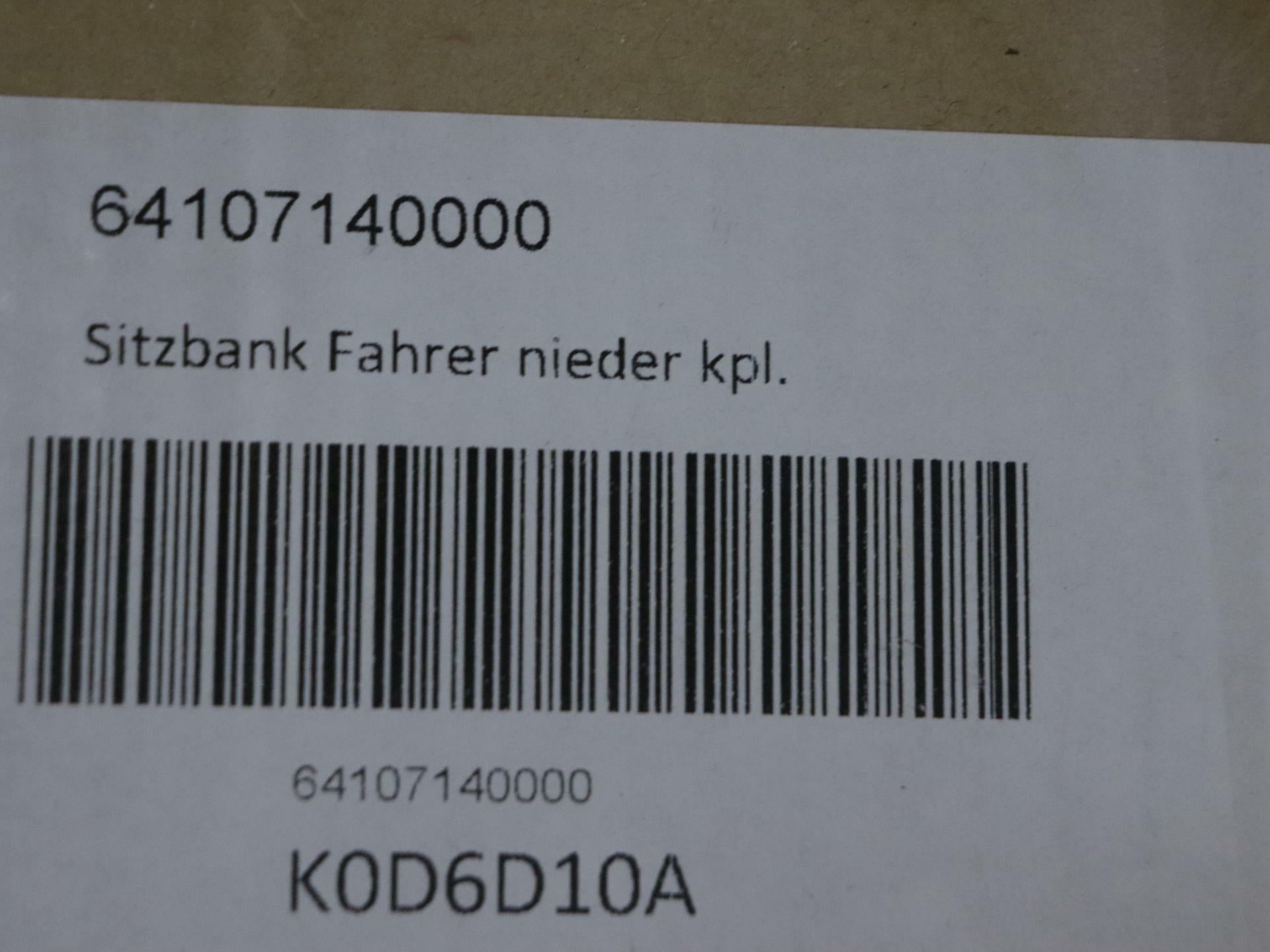 OPEN BOX - OEM KTM Ergo Seat Lowered -20mm 790 890 Duke - 64107140000