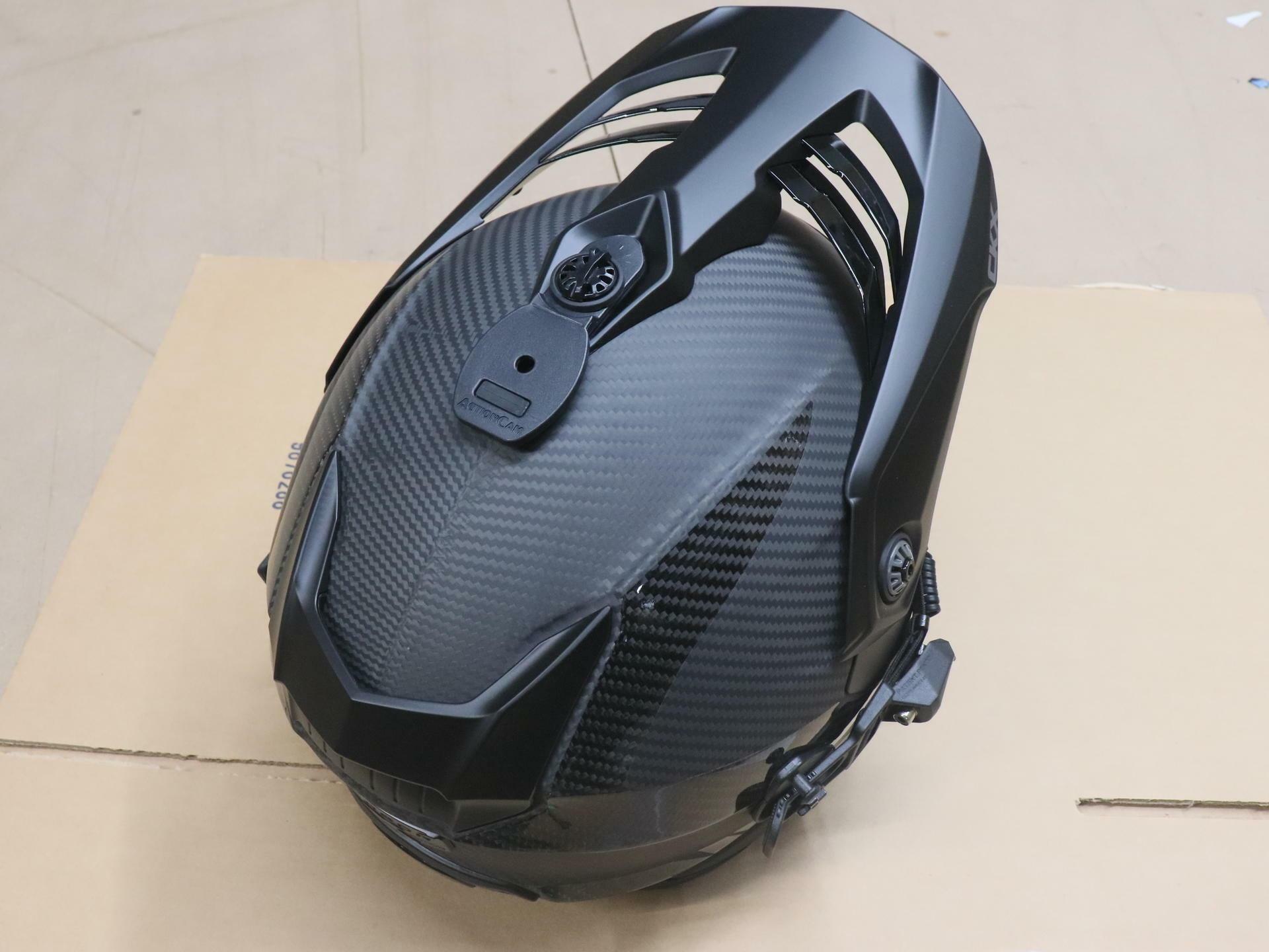 OPEN BOX - CKX Titan Original Carbon Electric Combo Helmet – Adult 3XL - 512607