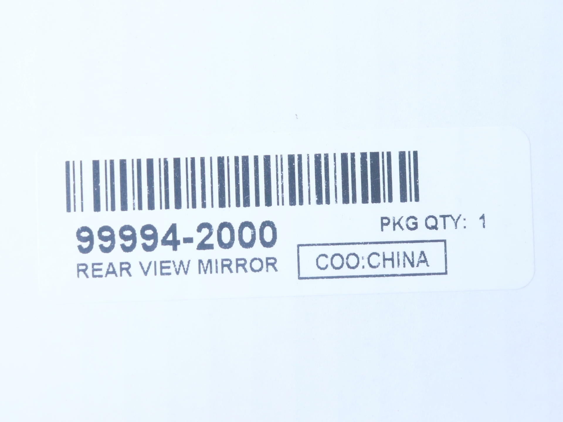 OPEN BOX - OEM Kawasaki Rearview Mirror - Mule Teryx4 KRX4 - 99994-2000