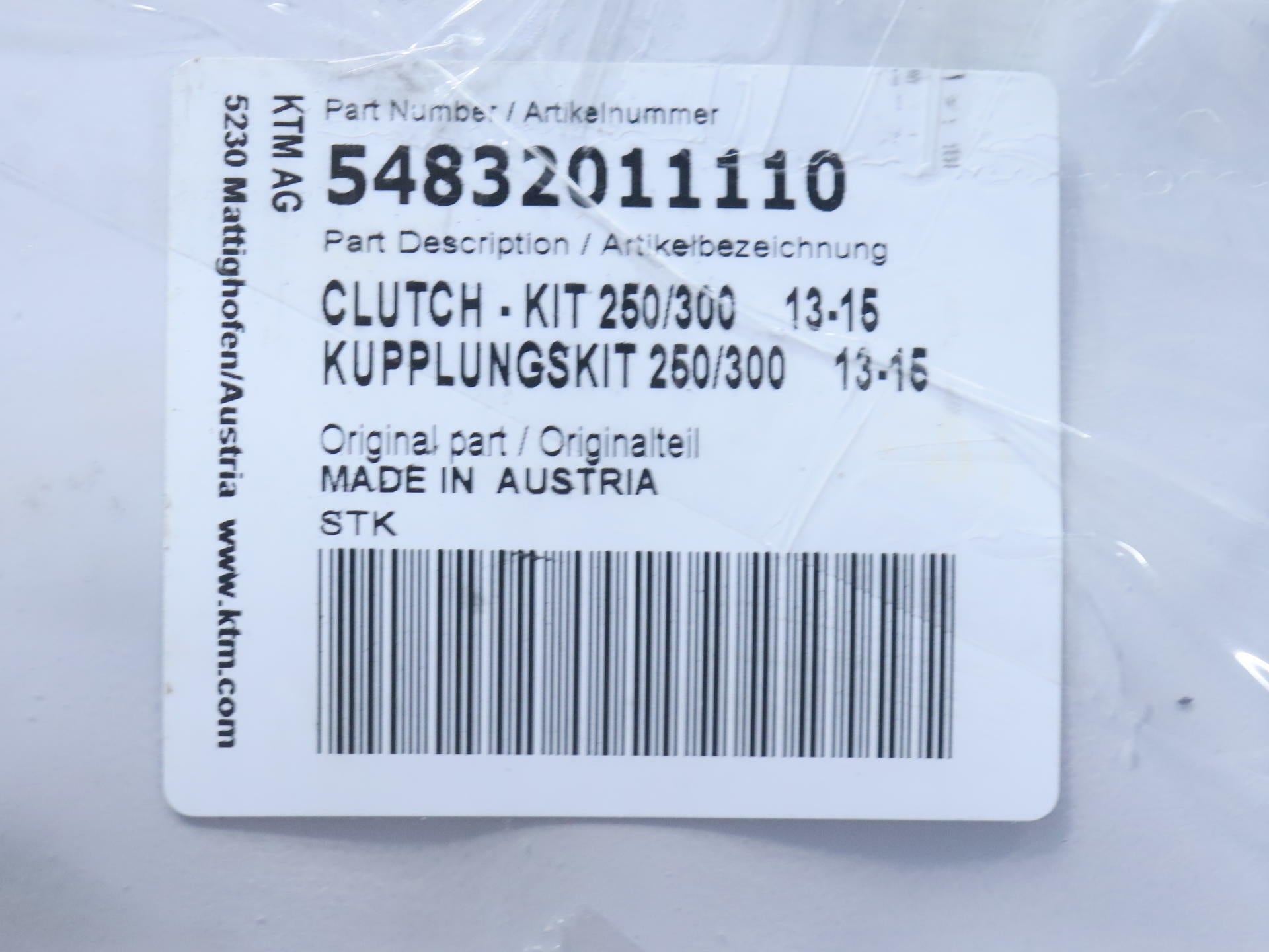 OEM KTM Complete Clutch Kit 2013 2014 2015 250 300 SX XC XC-W - Open Box