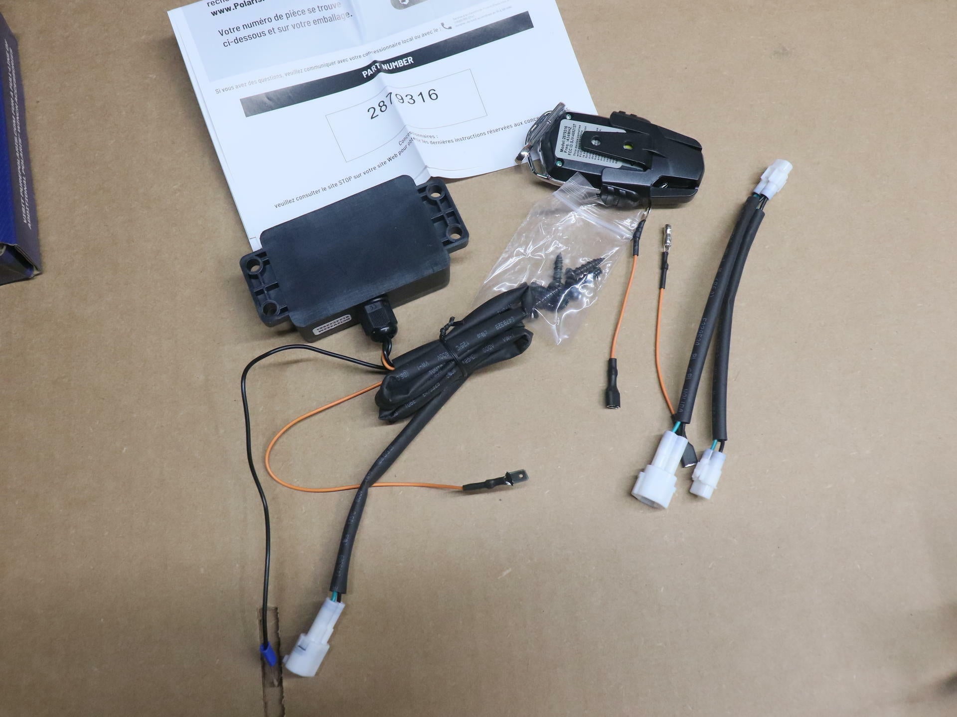 OPEN BOX - OEM Polaris Wireless Winch Remote Control Kit - 2879316