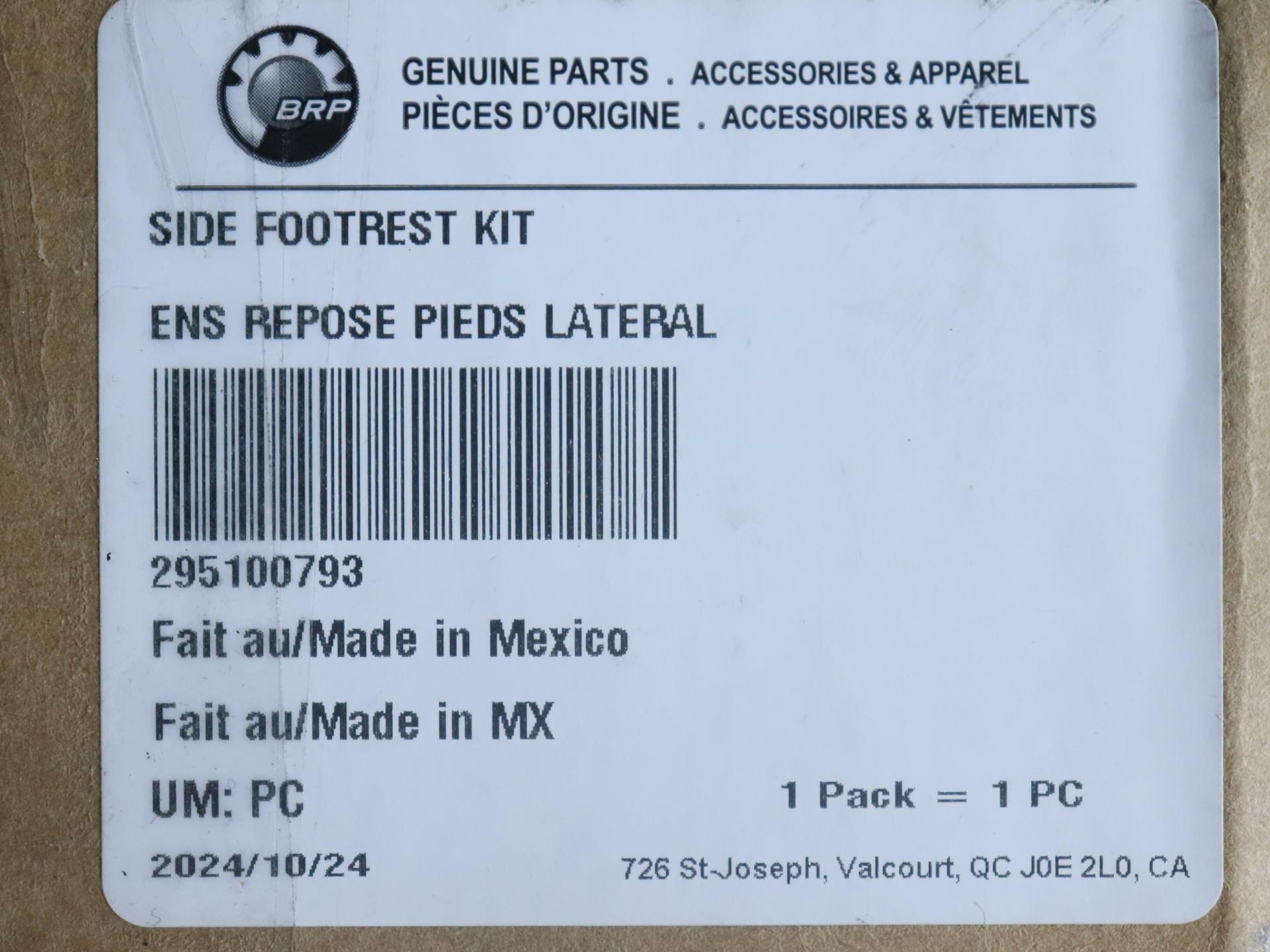 OPEN BOX - OEM Sea-Doo Angled Gunwale Footrest Set - GTX RXT X 2018 - 295100793