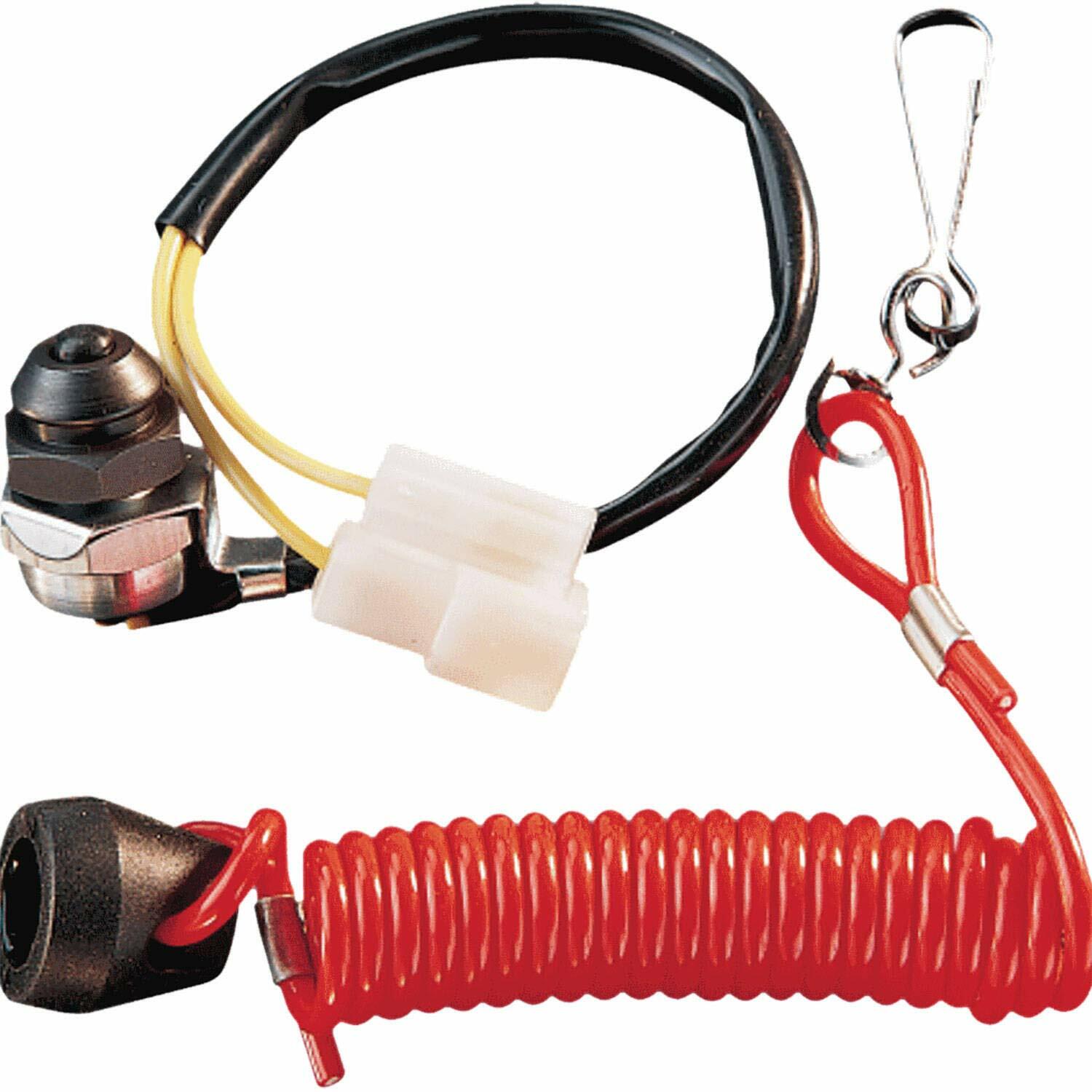 Polaris Snowmobile Coiled Tether Kill Switch Kit, Red, Specific for 800 Indy, 600 Rush, Switchback Assault, 550 Indy Voyageur, Indy Evo, PRO-RMK, RMK Assault, Part 2874379