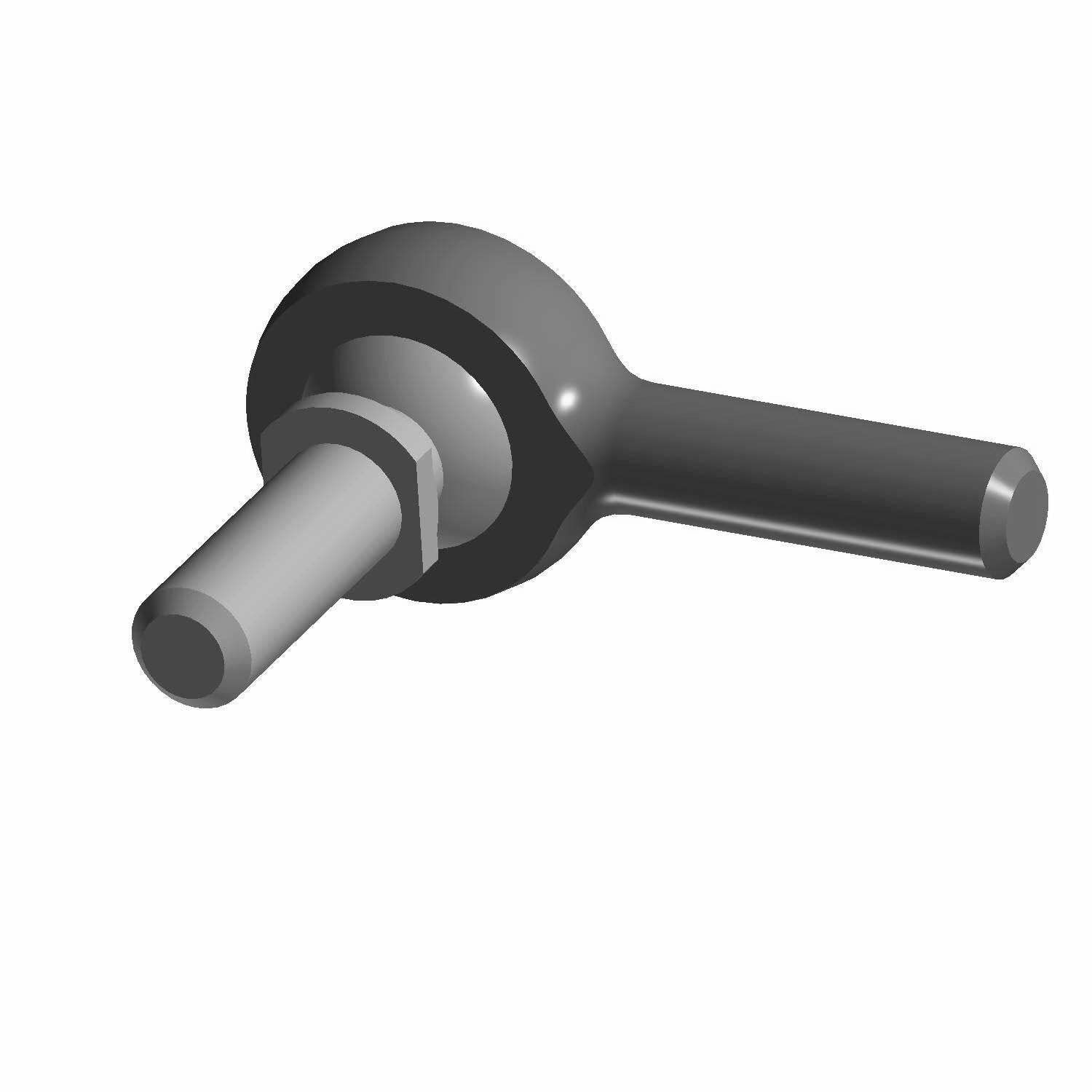 Polaris Snowmobile Rod End, Right, 10 mm x 26.5 mm, 70 Deg, Genuine OEM Part 7061166, Qty 1