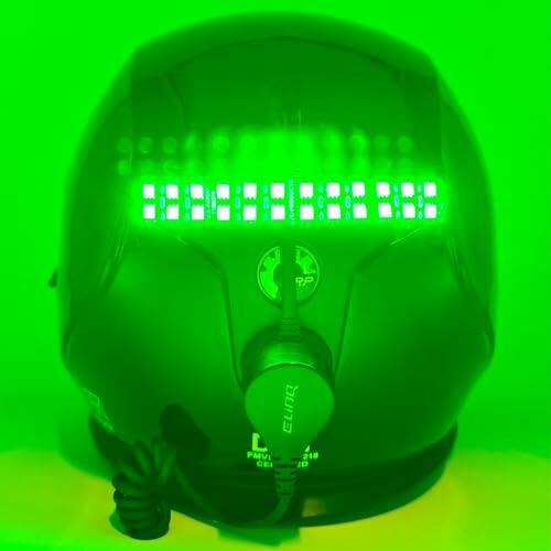 LJE Blizzard Buster Compatible For Ski-Doo Oxygen Helmet Color Selectable Safety Light