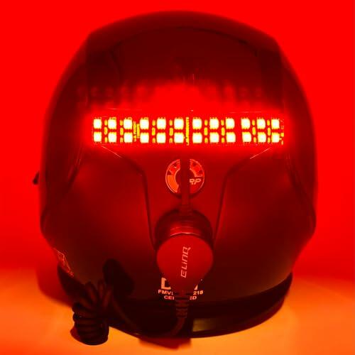 LJE Blizzard Buster Compatible For Ski-Doo Oxygen Helmet Color Selectable Safety Light