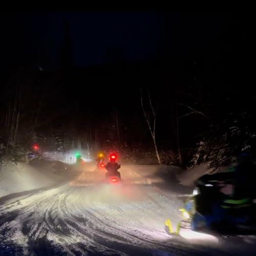 LJE Blizzard Buster Compatible For Ski-Doo Oxygen Helmet Color Selectable Safety Light