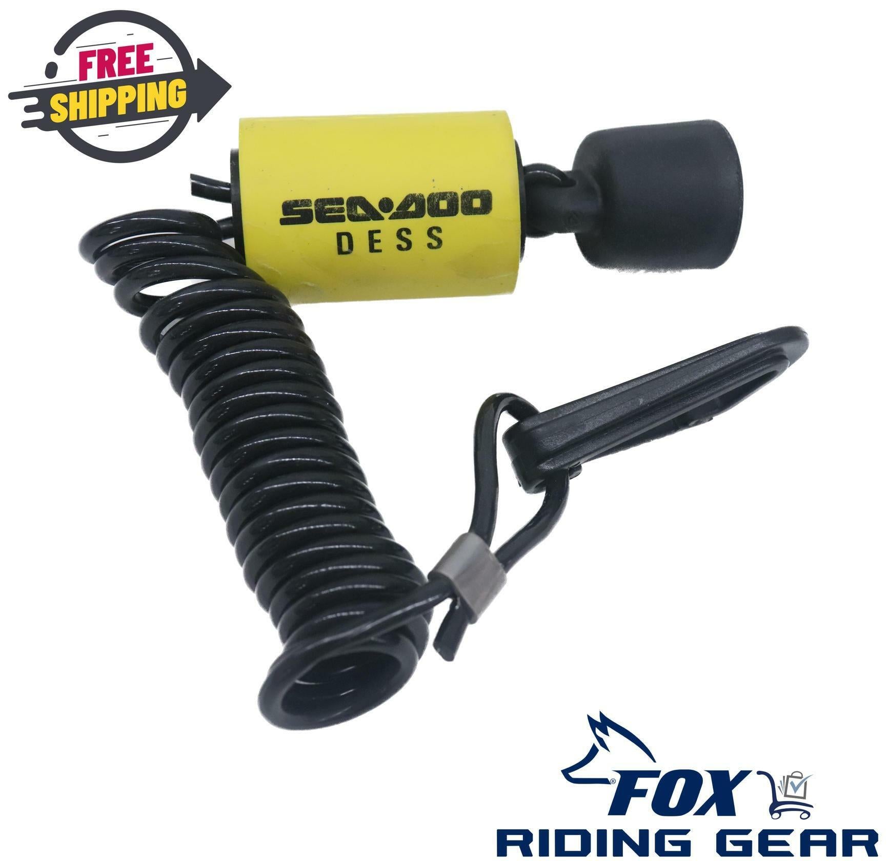 OPEN BOX - OEM Sea-Doo Key D.E.S.S Safety Lanyard Cord & Clip - 278002199