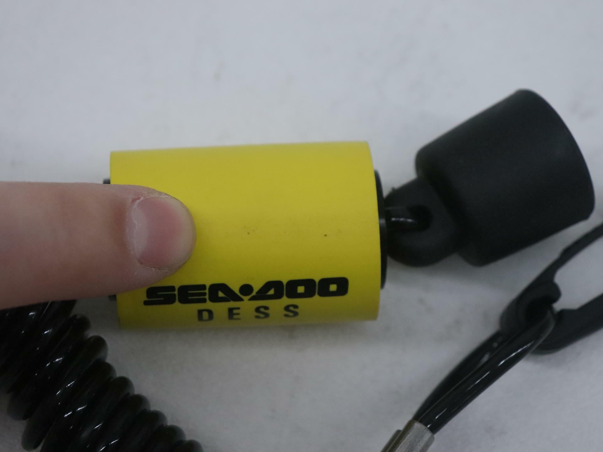 OPEN BOX - OEM Sea-Doo Key D.E.S.S Safety Lanyard Cord & Clip - 278002199