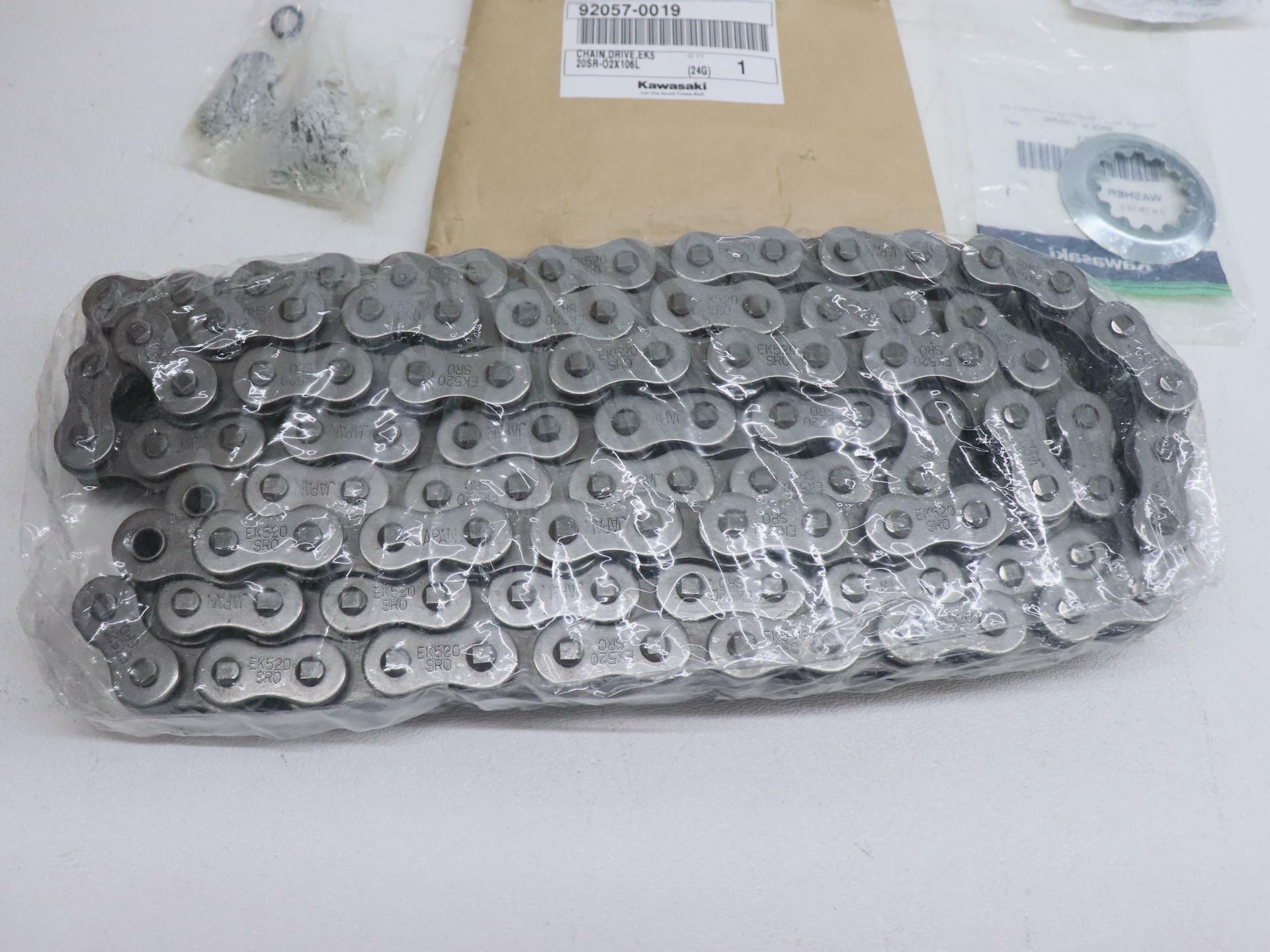 OPEN BOX - Kawasaki OEM Drive Chain Sprocket Kit KLR650 2014-2018 - 99996-5008