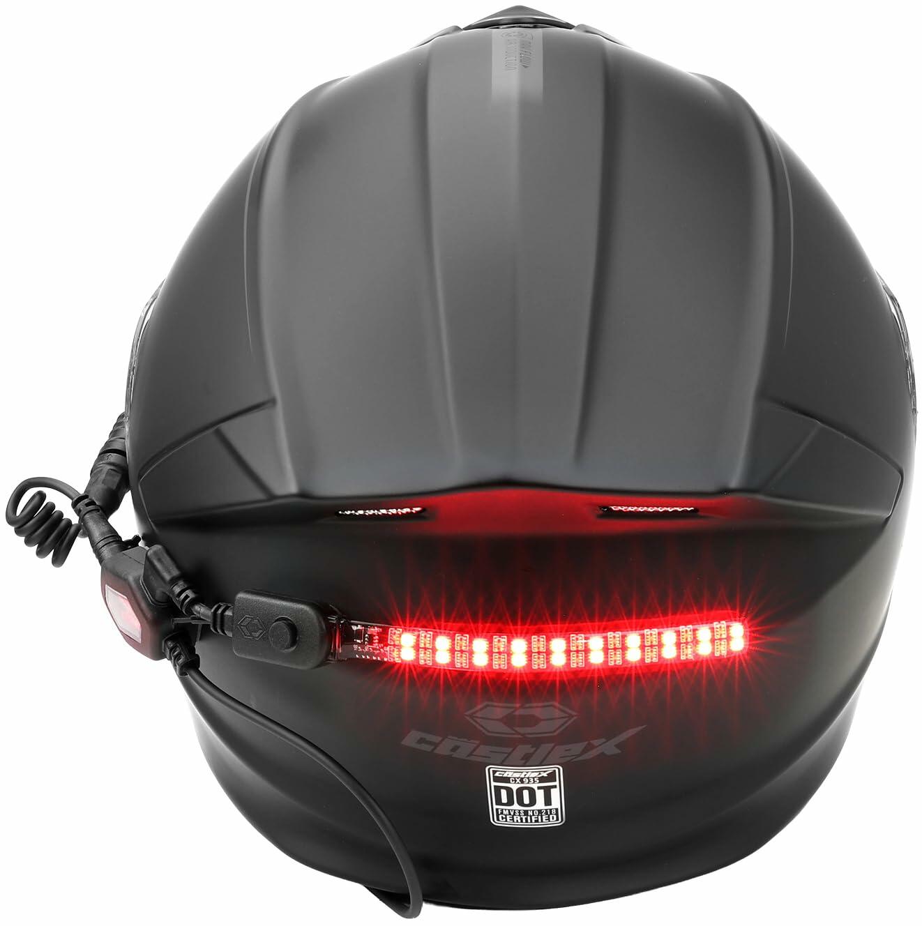 Castle X Illuminator Motorcycle, Bike, Snow Helmet LED Light Kit - 21 Vibrant Colors
