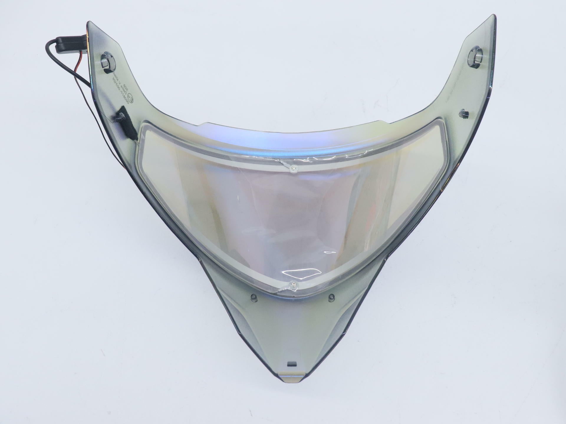 509 Delta V Electric Face Shield Sapphire Mirror - F01016400-000-201 - Open Box