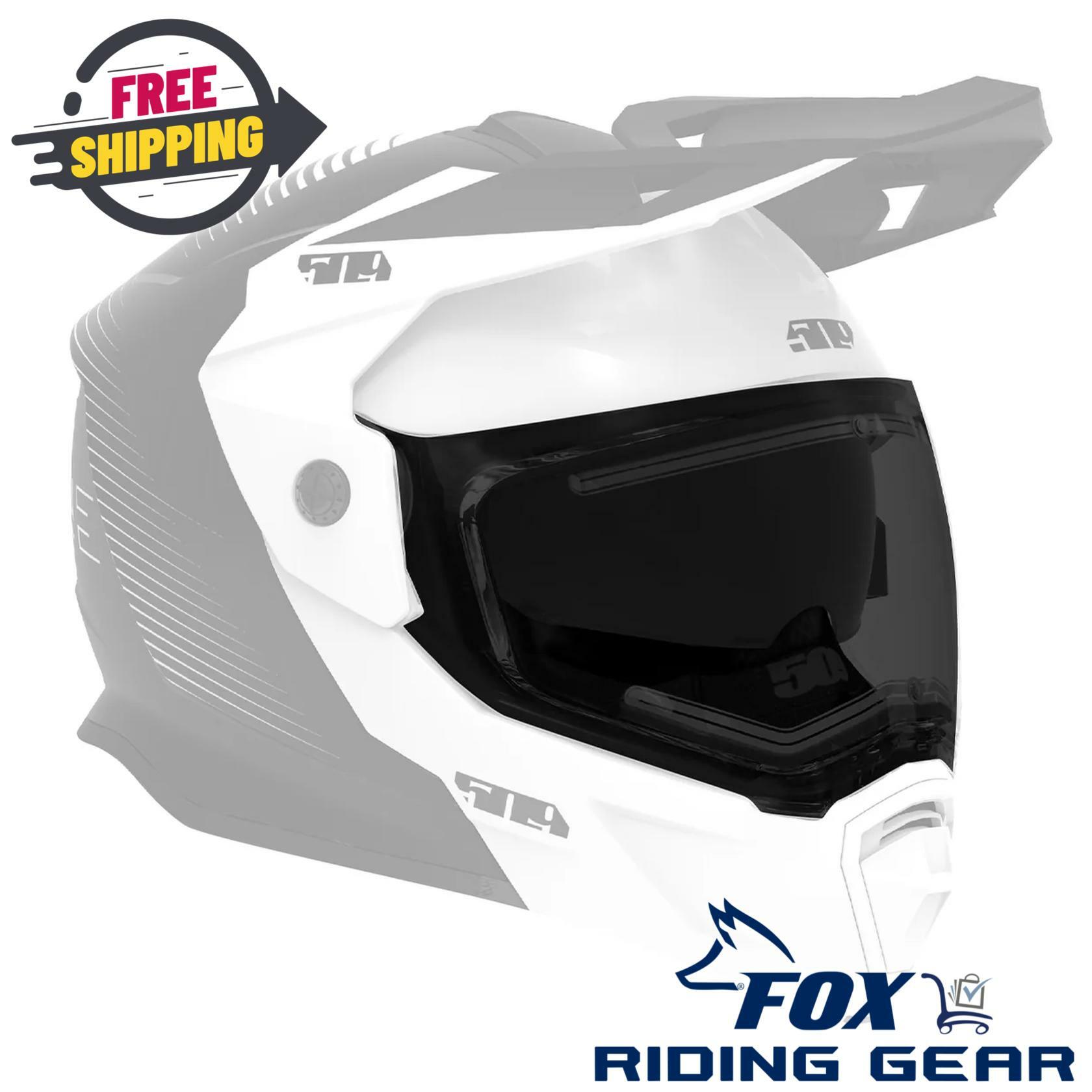 OPEN BOX - 509 Delta R4 Electric Face Shield Smoke - F01005600-000-601