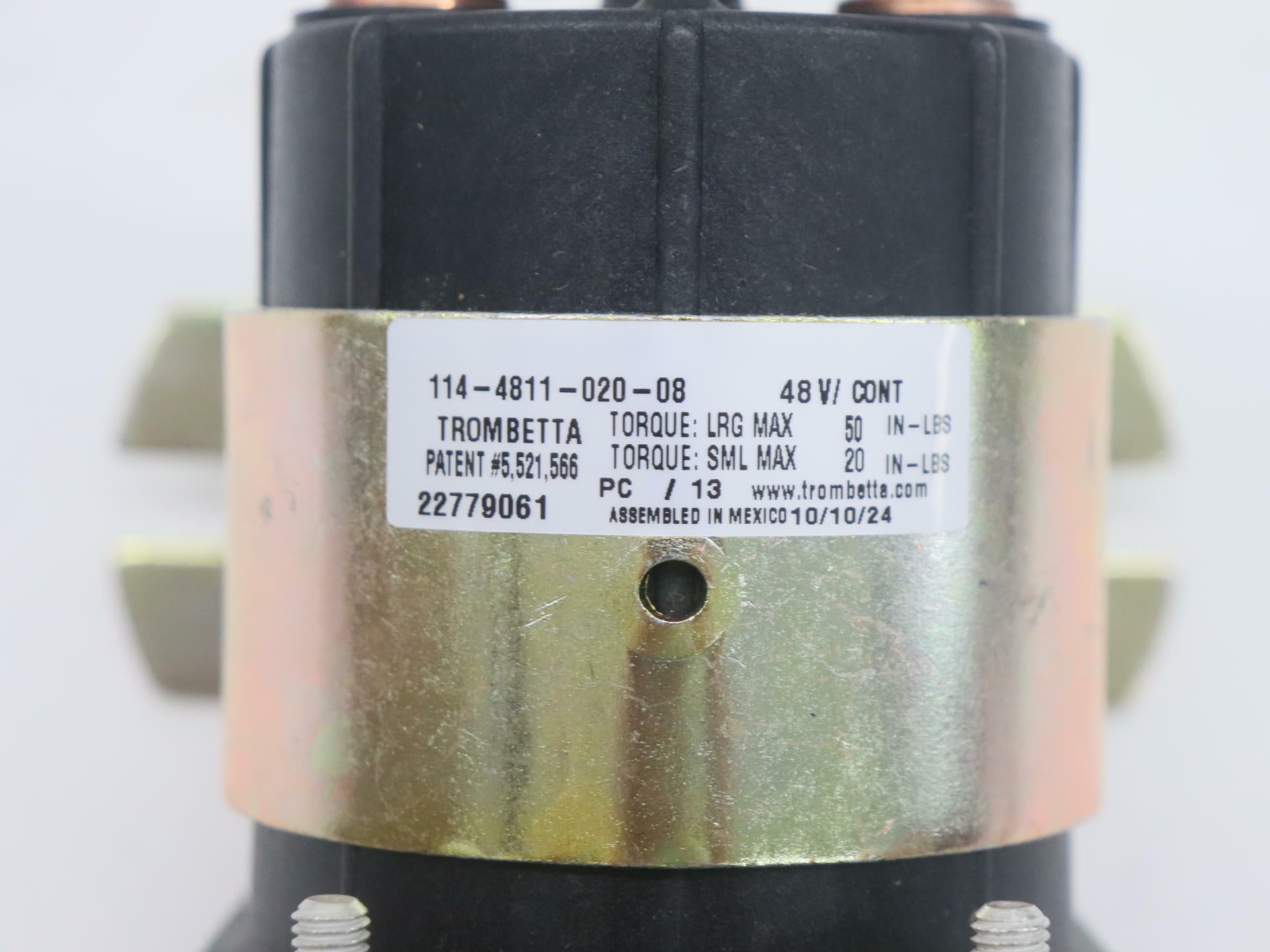 OPEN BOX - OEM Polaris 48V Trombetta Contactor Assembly 4012818 - Ranger EV