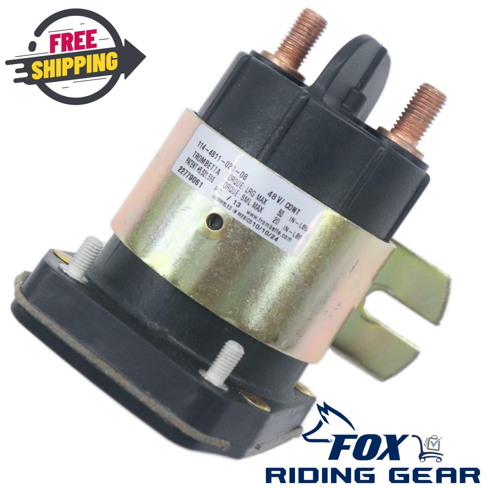 OPEN BOX - OEM Polaris 48V Trombetta Contactor Assembly 4012818 - Ranger EV