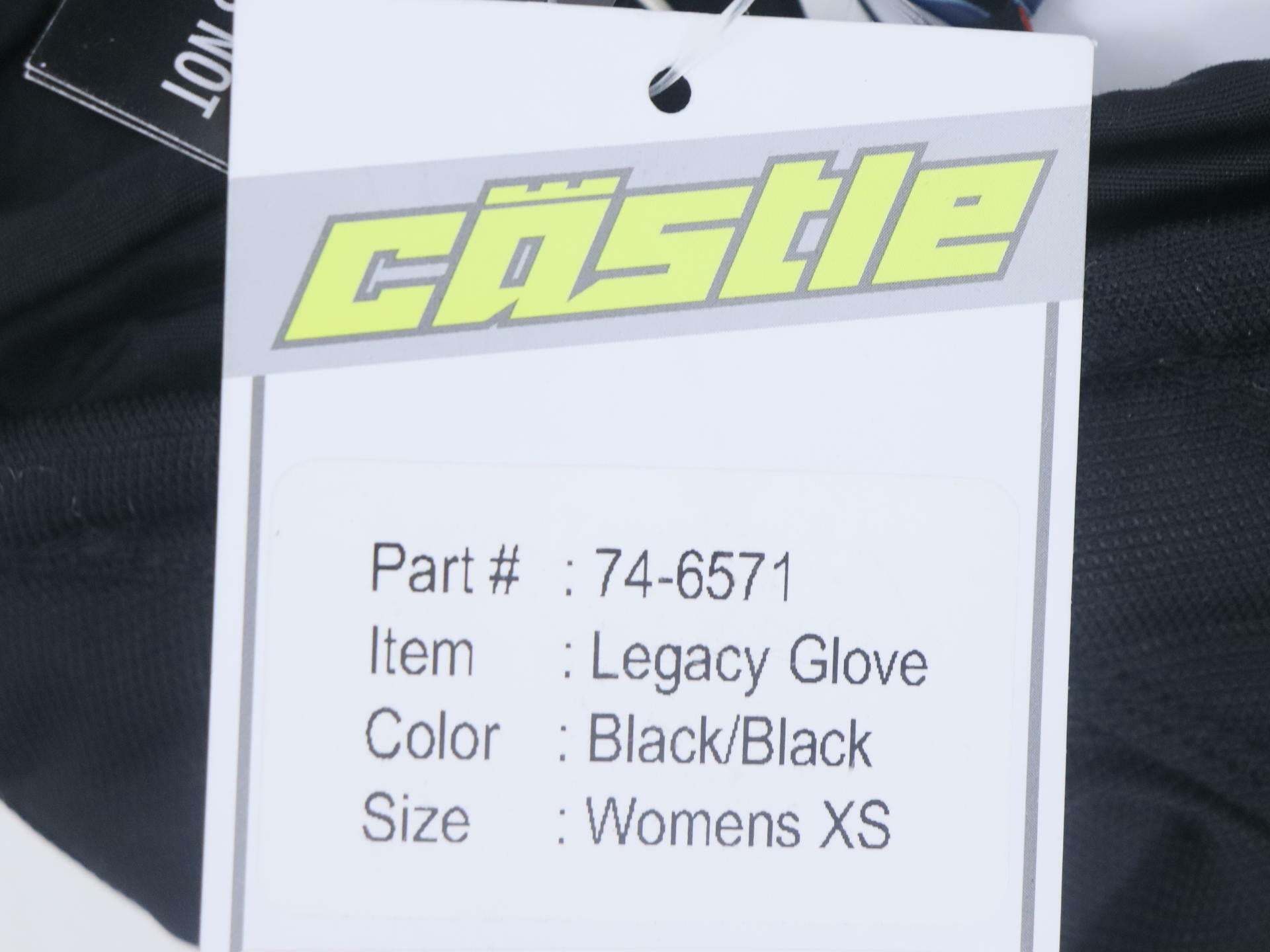 Castle X G2 Legacy Women's Winter Gloves Black XS 74-6571 - Open Box
