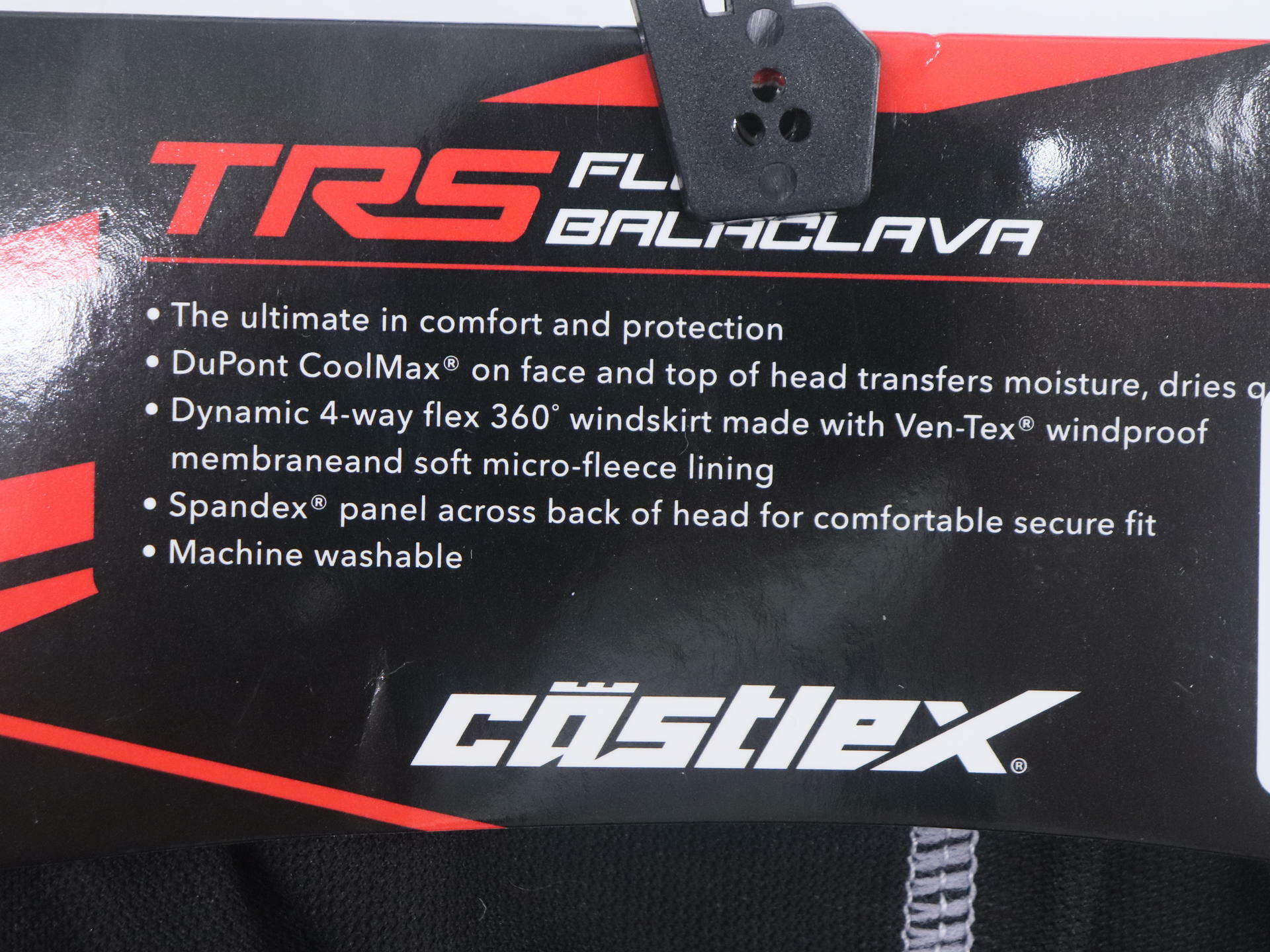Castle X TRS Flex Balaclava Face Mask Black Snowmobile Winter One Size 77-112