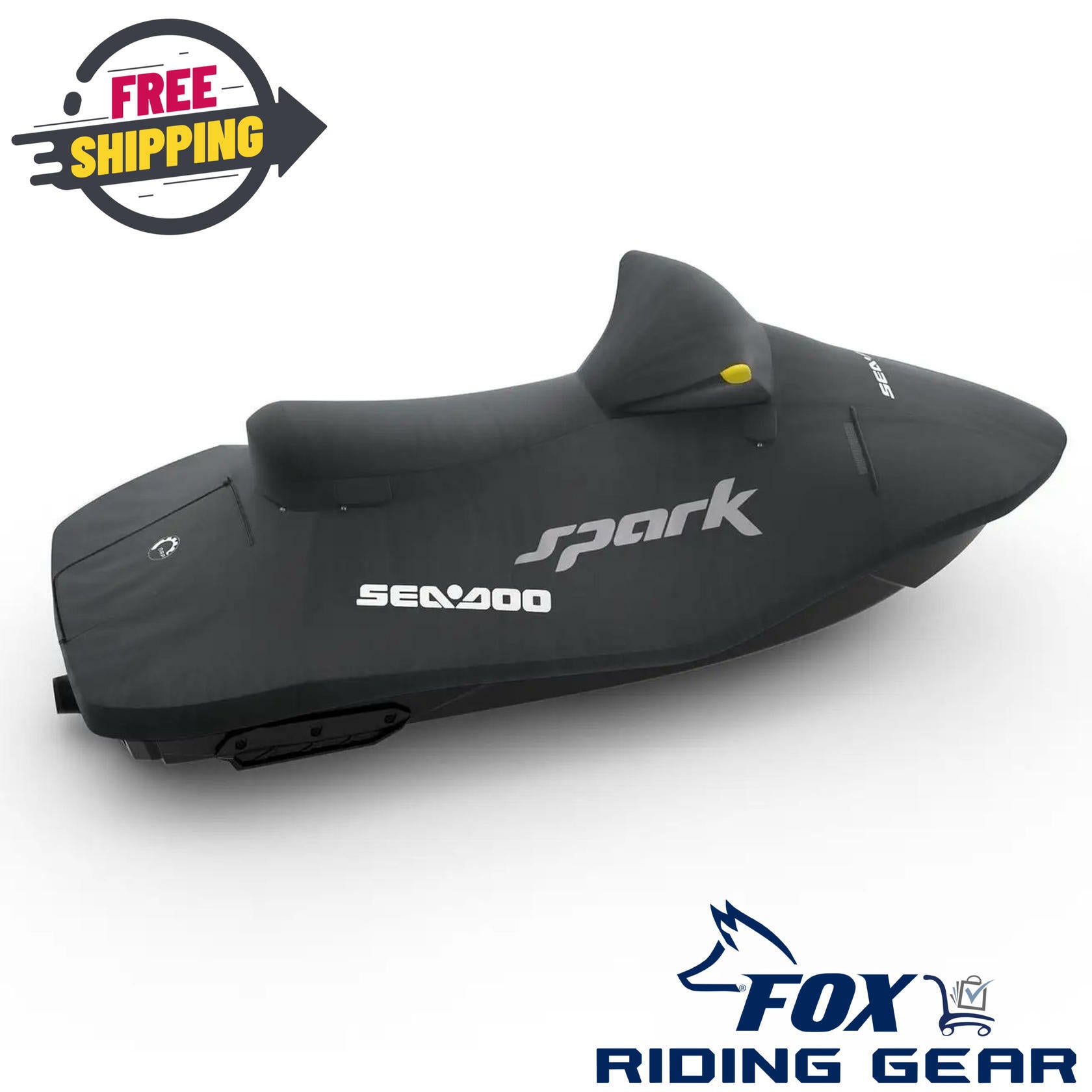 OPEN BOX - OEM Sea-Doo Trailering Cover Black Spark 2-Up - 295100912