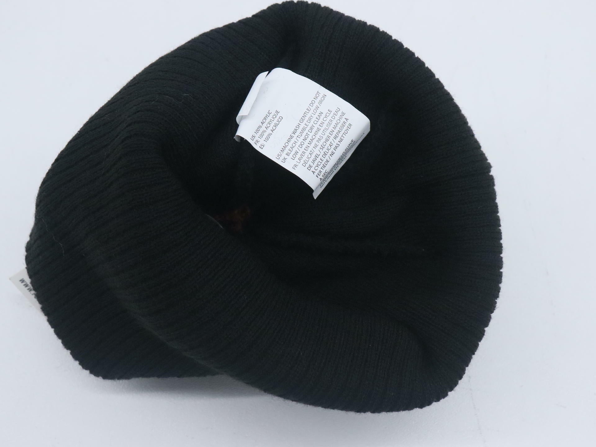 Fox Racing Full Flux Beanie Black Adult One Size 30246-001-OS - Open Box