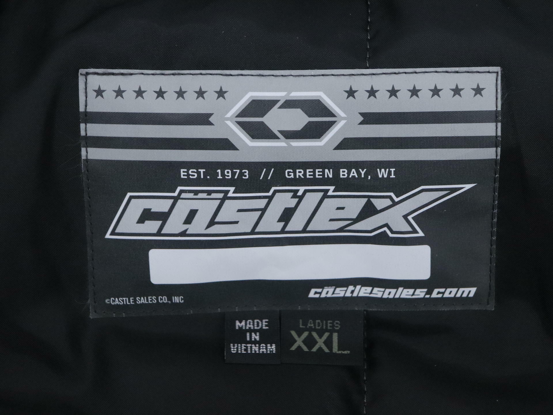 Castle X Phase Women's Snowmobile Jacket Black Turquoise 2XL 71-4229 - Open Box
