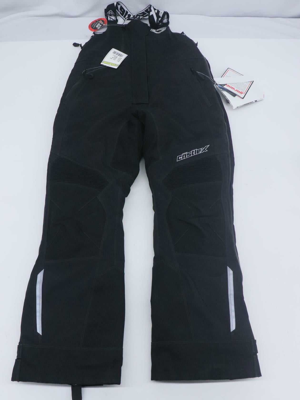 OPEN BOX - Castle X Polar Bib Black Snowmobile - WOMENS SMALL SM - 73-1872