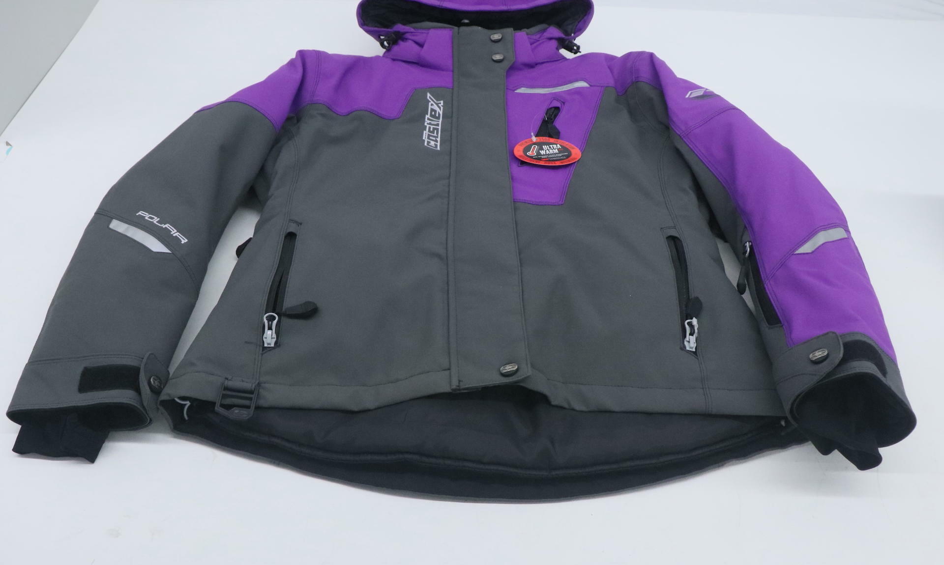 Castle X Womens Polar Winter Jacket Grape Charcoal Small 71-4392 - Open Box