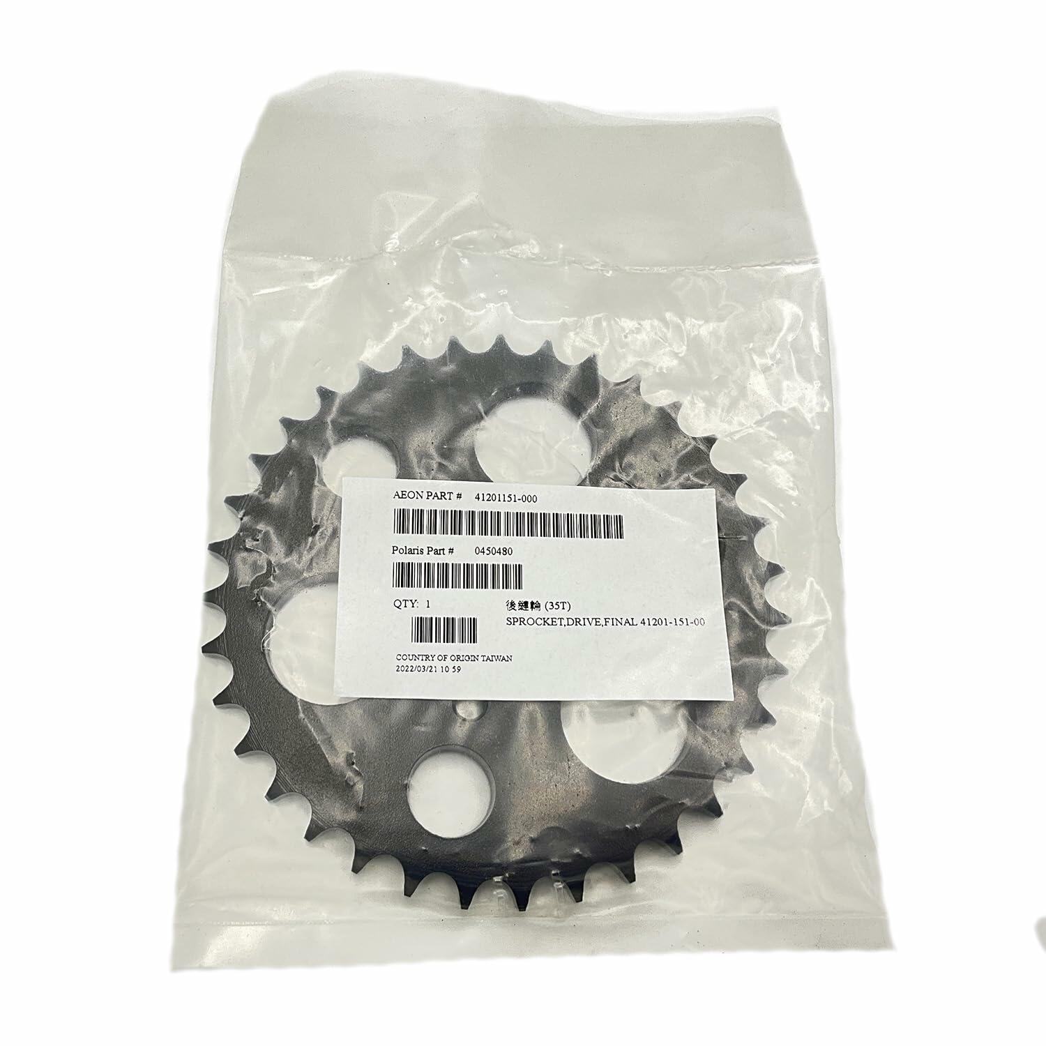 Polaris 0450480 Final Drive Sprocket Sportsman Scrambler Outlaw Predator 50 90