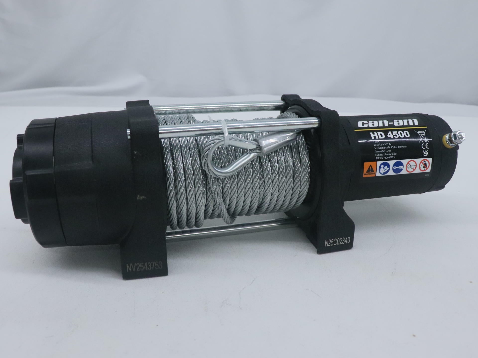 OEM Can-Am HD 4500 Winch ASSY 715006416 - Defender Maverick X3 Max - Open Box