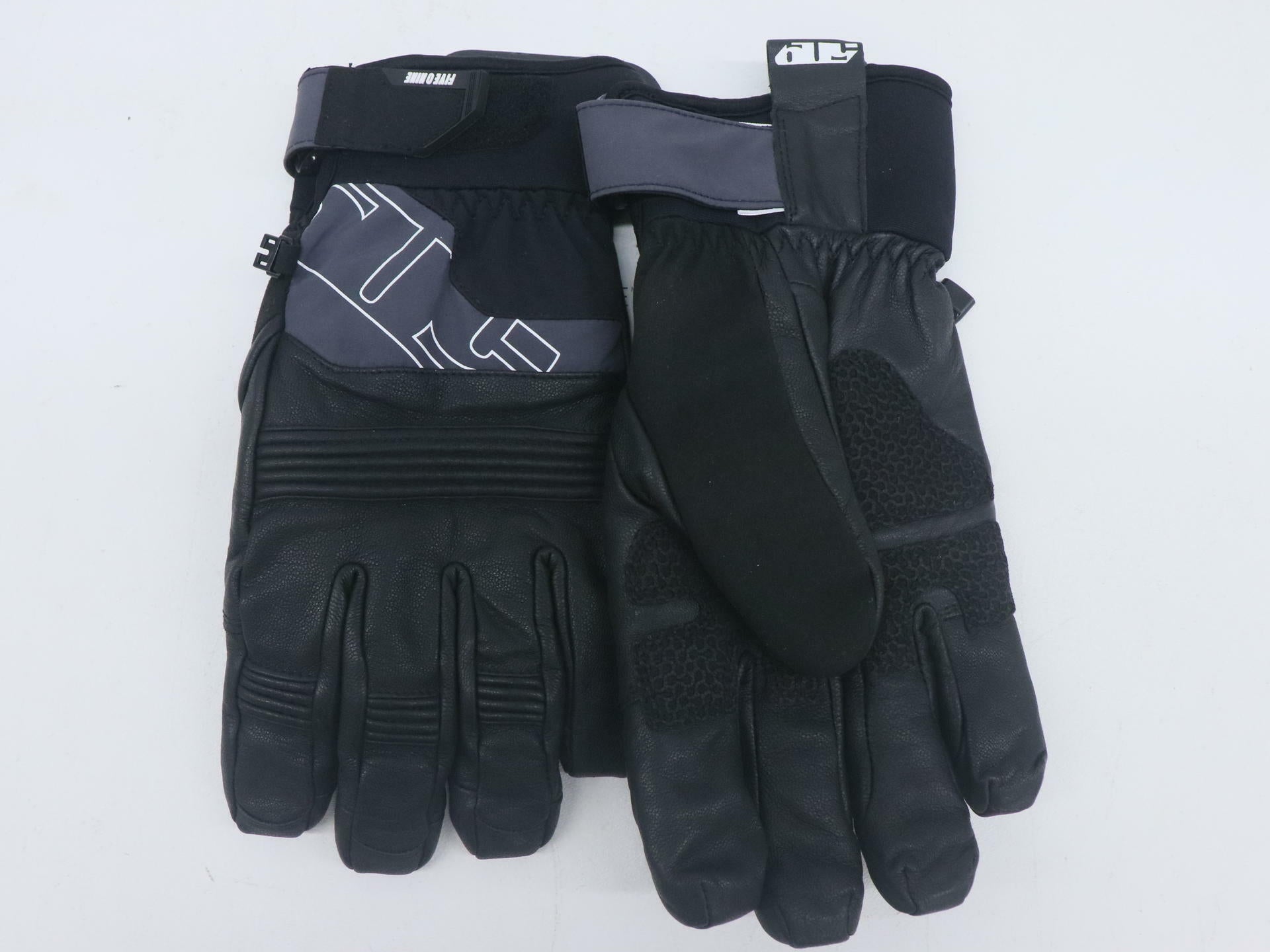 509 Free Range Snowmobile Winter Gloves Black 2XL F07001000-160-001 - Open Box