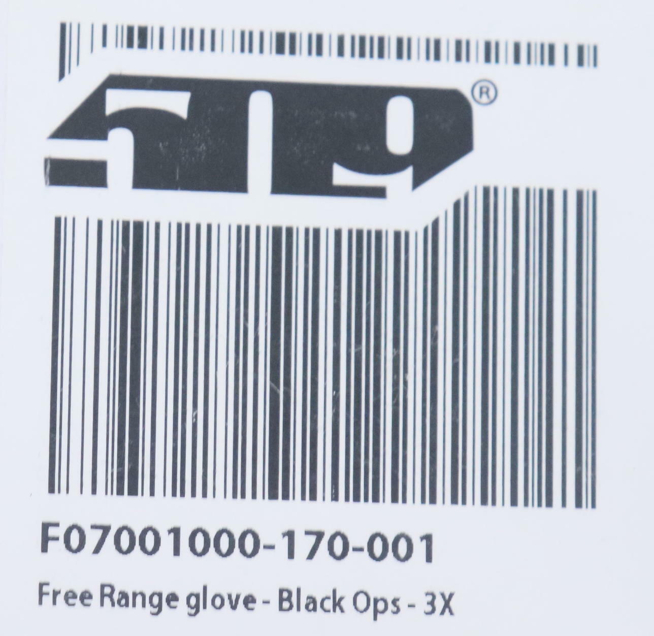 509 Free Range Winter Gloves Black Ops Adult 3XL F07001000-170-001 - Open Box