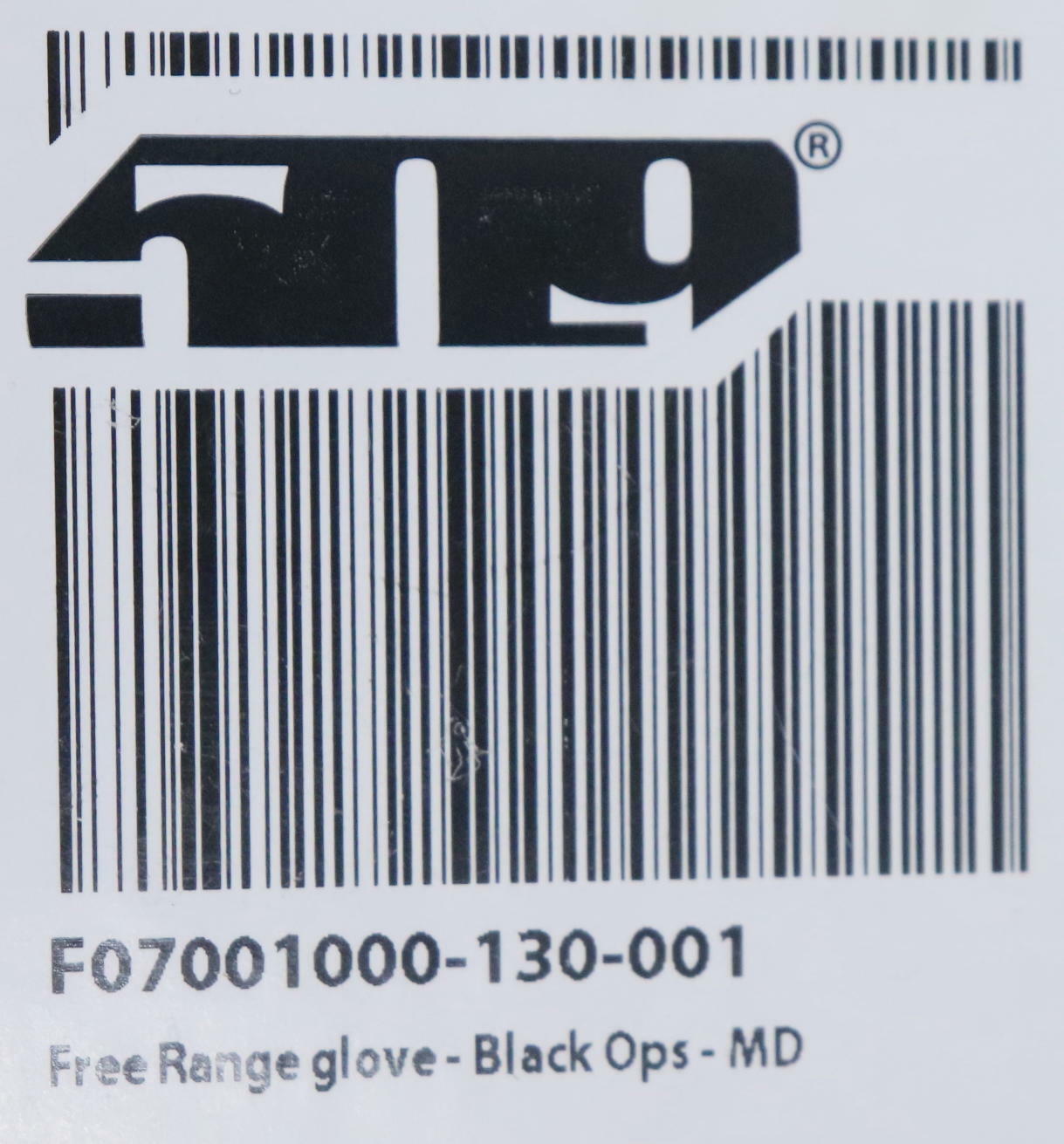 509 Free Range Winter Gloves Black Medium F07001000-130-001 - Open Box