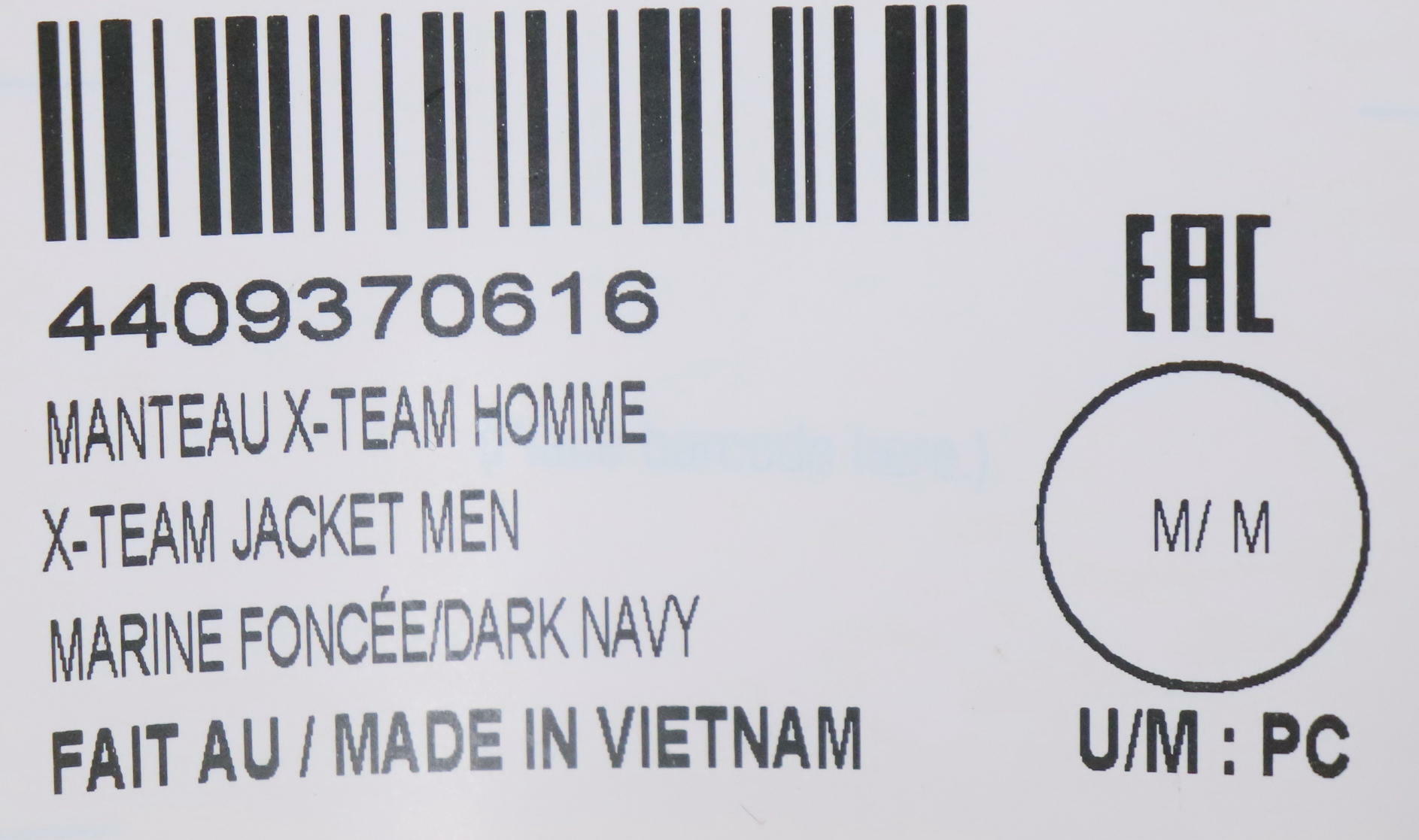 Ski-Doo X-Team Mens Snowmobile Jacket Marine Navy Red MD 4409370616 - Open Box
