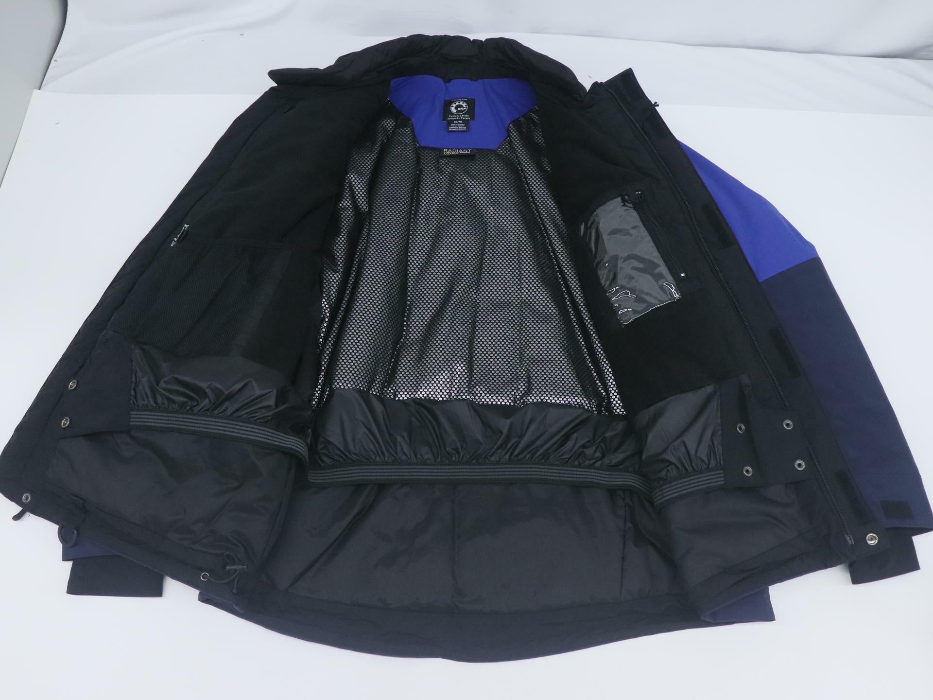 Ski-Doo Mens Exodus Snowmobile Jacket Marine Navy Blue XL 4560061289 - Open Box