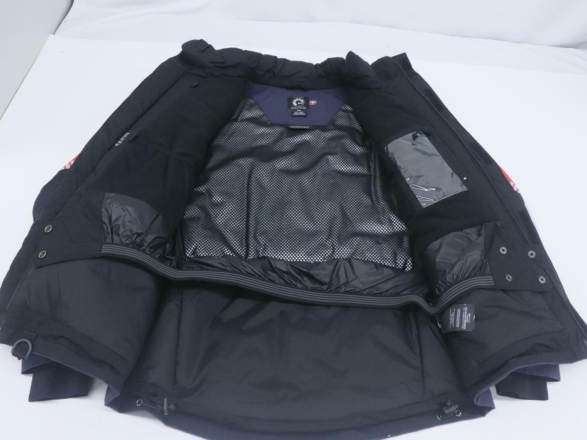 Ski-Doo X-Team Mens Snowmobile Jacket Marine Navy Red MD 4409370616 - Open Box