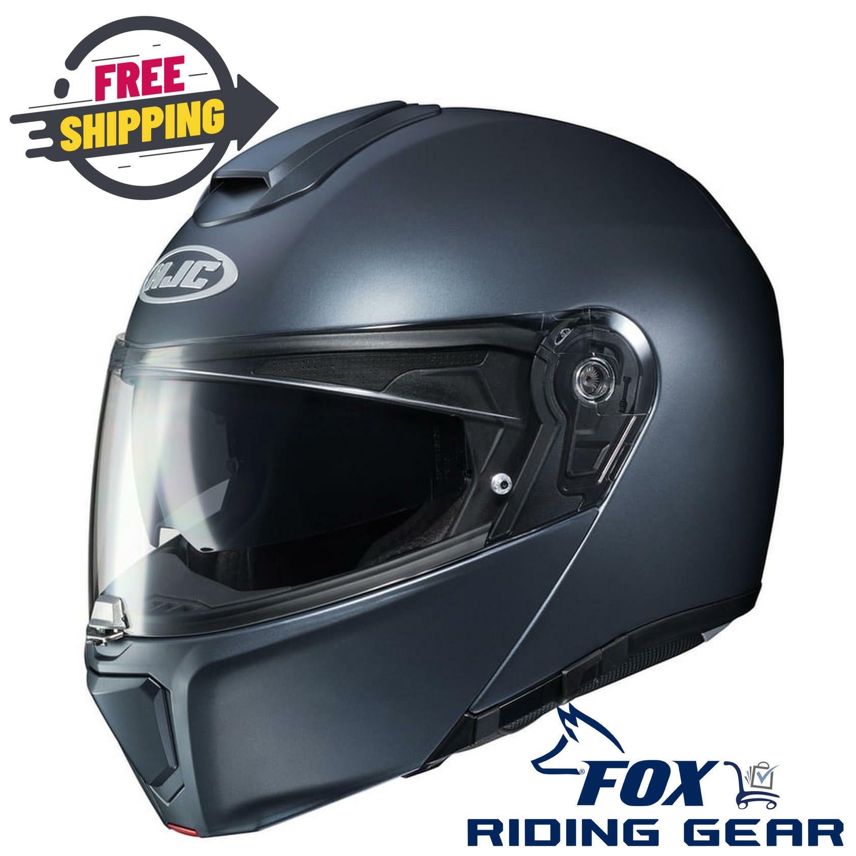 HJC Helmet Modular Semi-Flat Anthracite ADULT XL RPHA 90SF - 1806-595 - Open Box