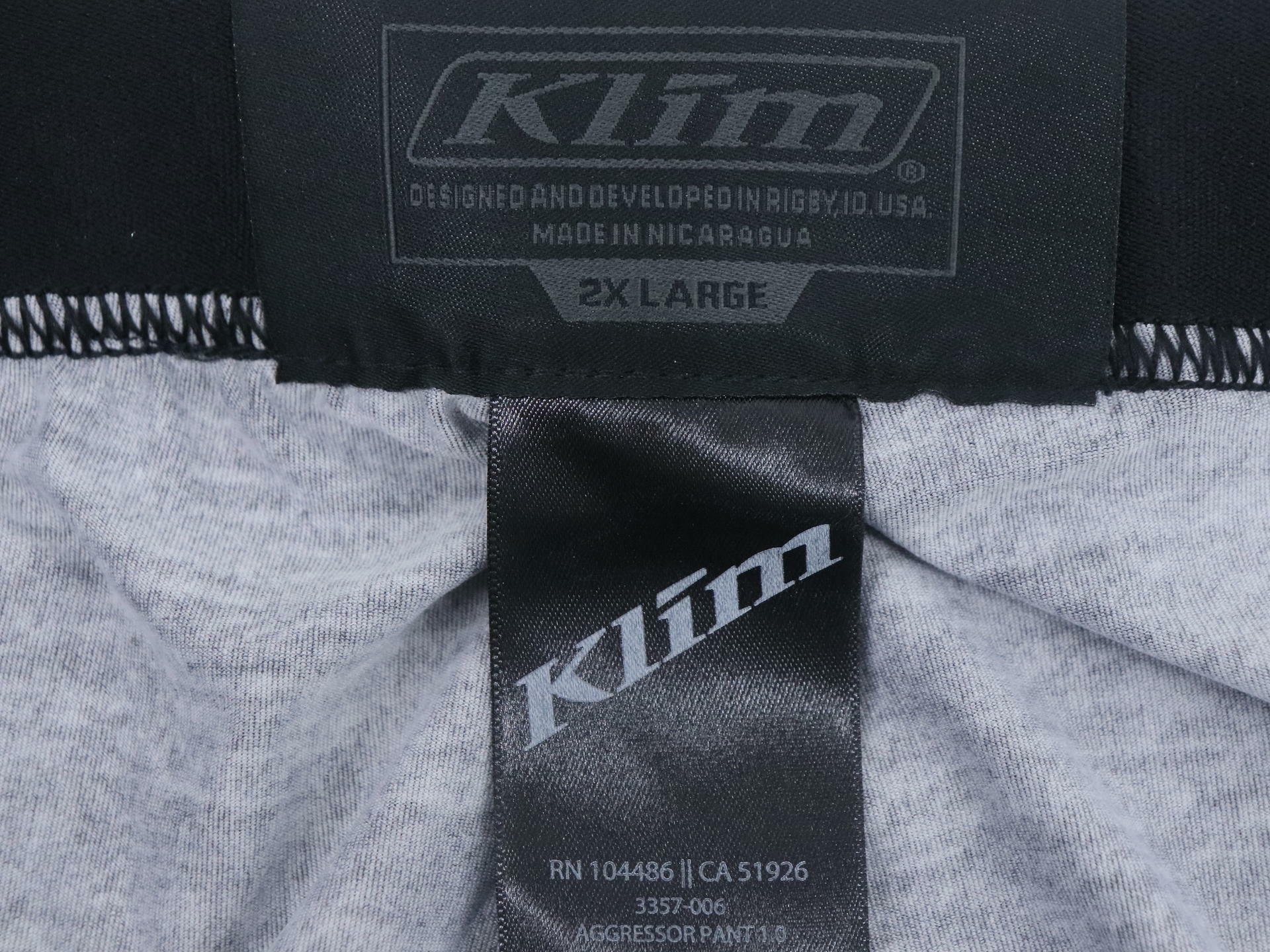 Klim Aggressor Mens 2XL Black Snow Base Layer Pants 3357-006-160-002 - Open Box