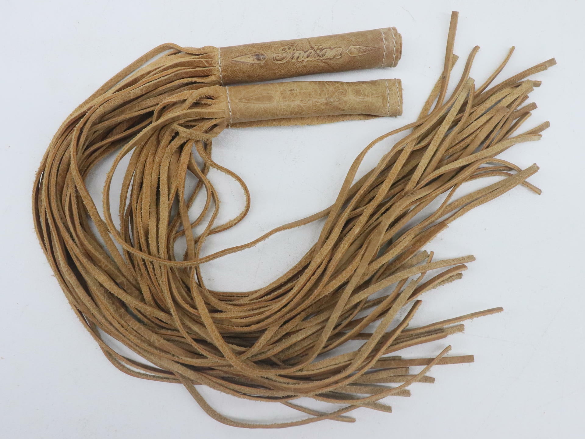 OPEN BOX - OEM Indian Tan Tassel Grip Set - Chieftain Dark Horse - 2879553-02