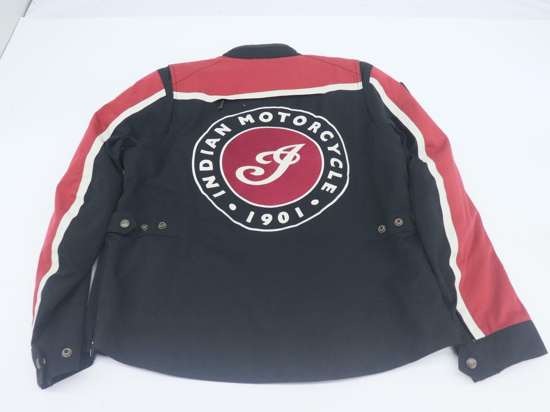 Indian Black Hills Women's XL Motorcycle Jacket Black Red 286283809 -OPEN BOX
